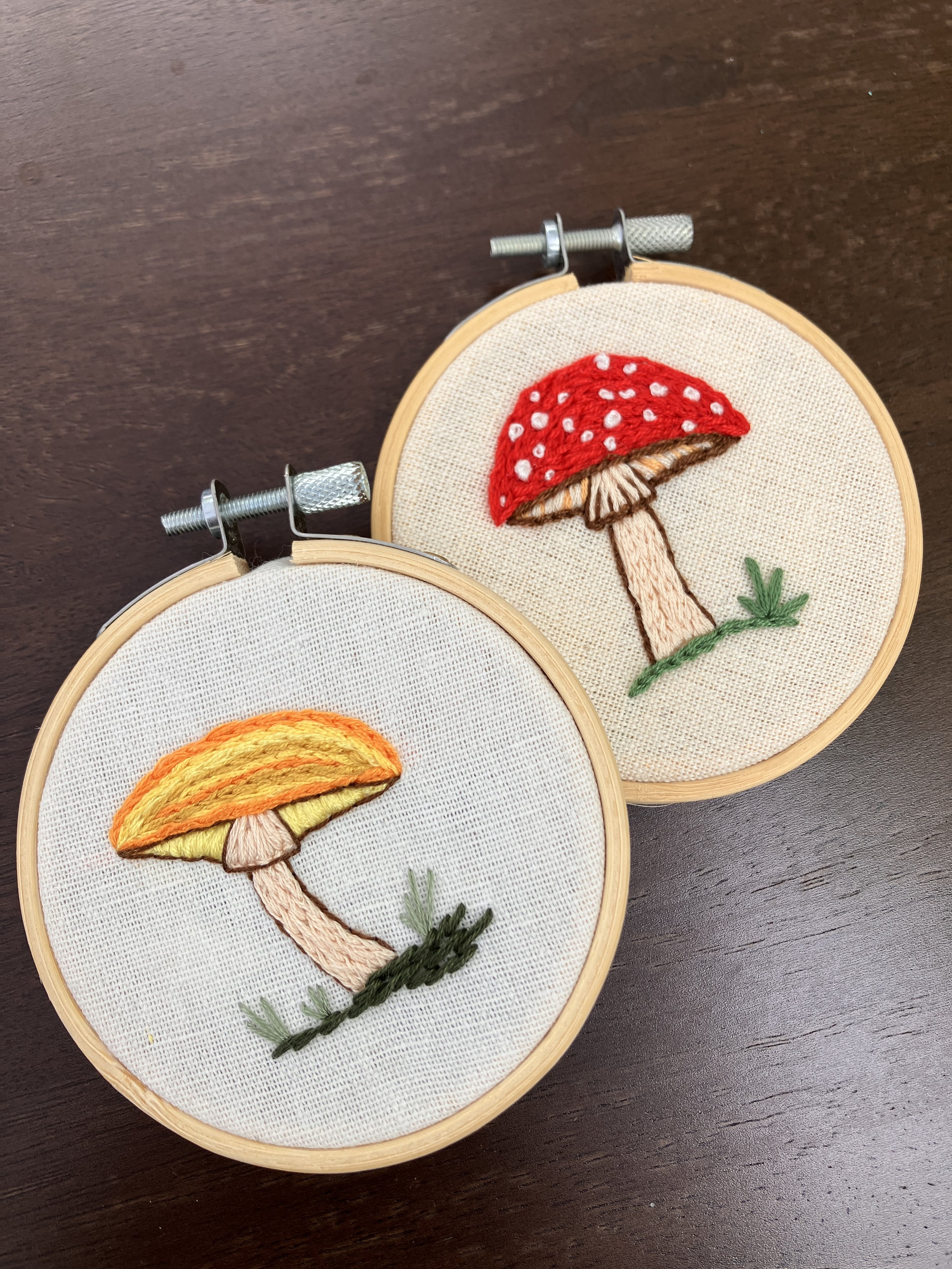 Marvelous Mushroom Embroidery Class with Jessica
