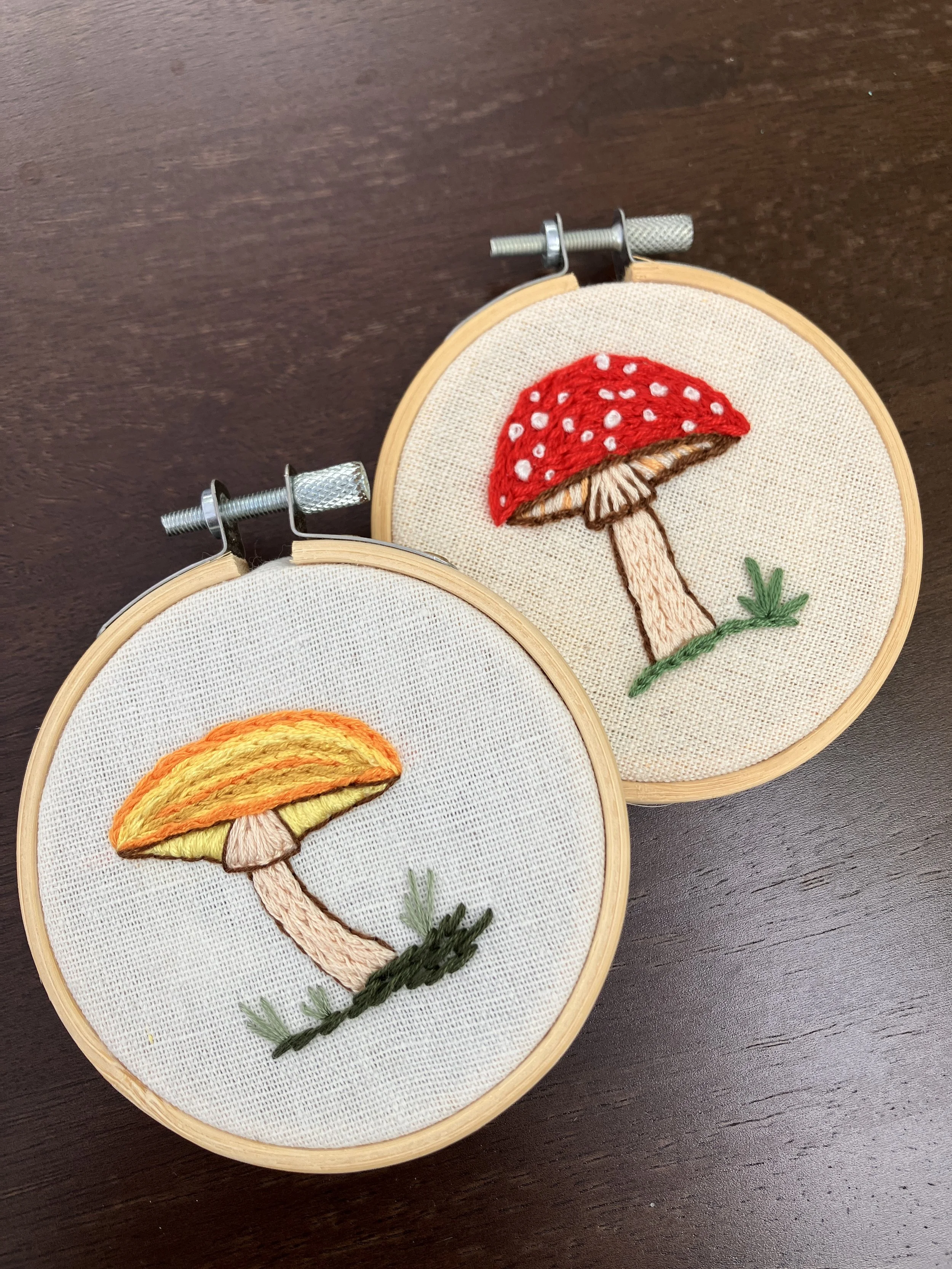 Marvelous Mushroom Embroidery Class