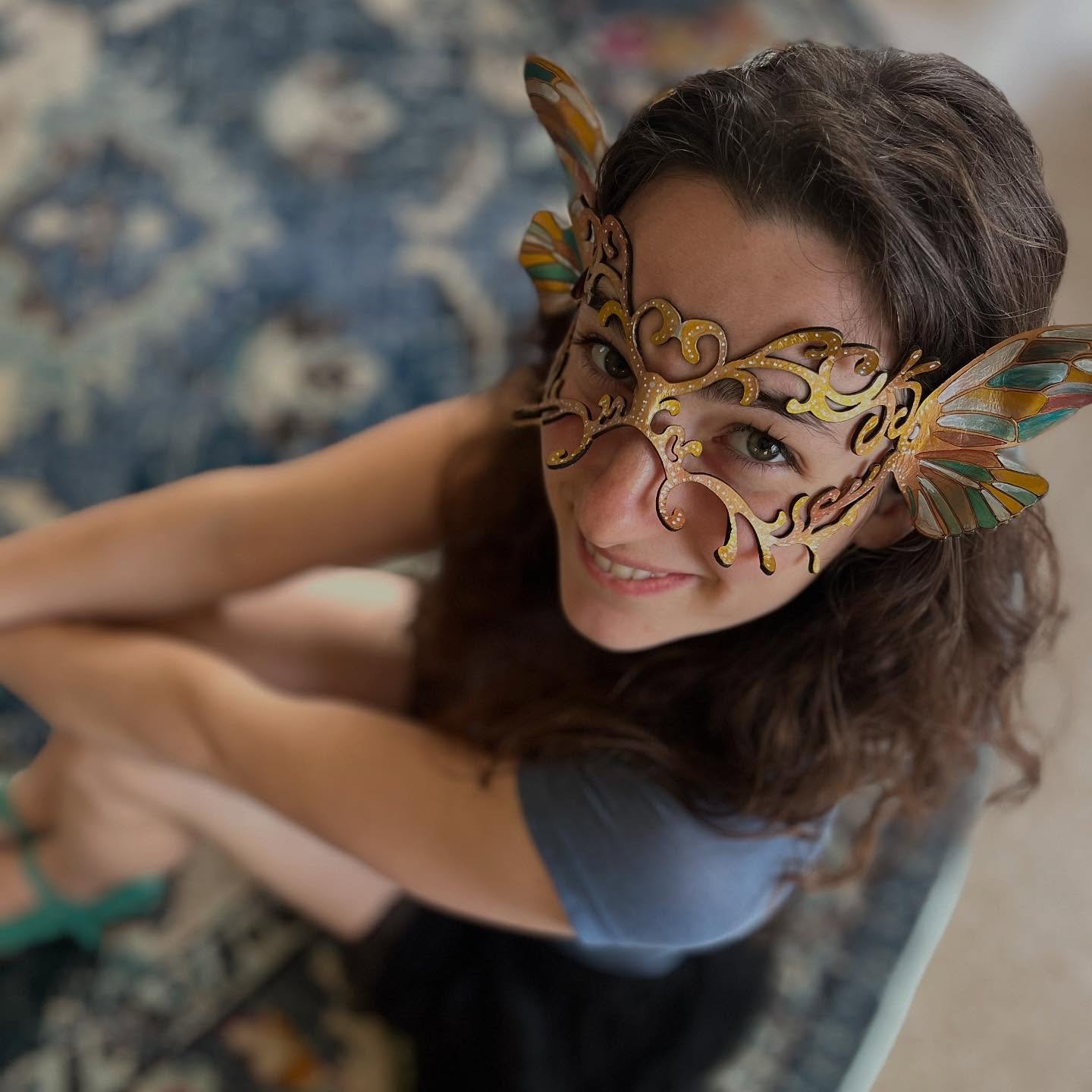 So much faerieness! Leather mask can also be ordered if you love it!
