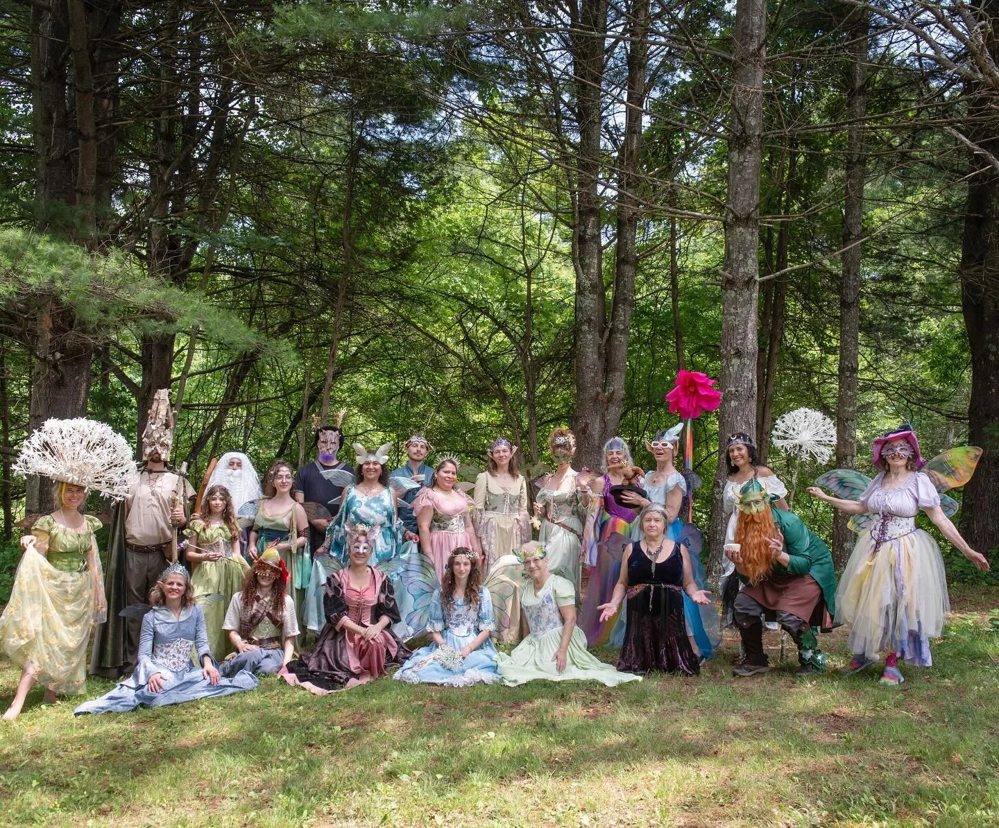 Overflowing with gratitude for this flutter of fae beings who brought The Faerie Wonderland Tea to life with such heart, wonder, and magic. ✨🧚&zwj;♀️ Every laugh, wingbeat, and spell cast made it a true miracle. Photos by the luminous @photomuse_kri