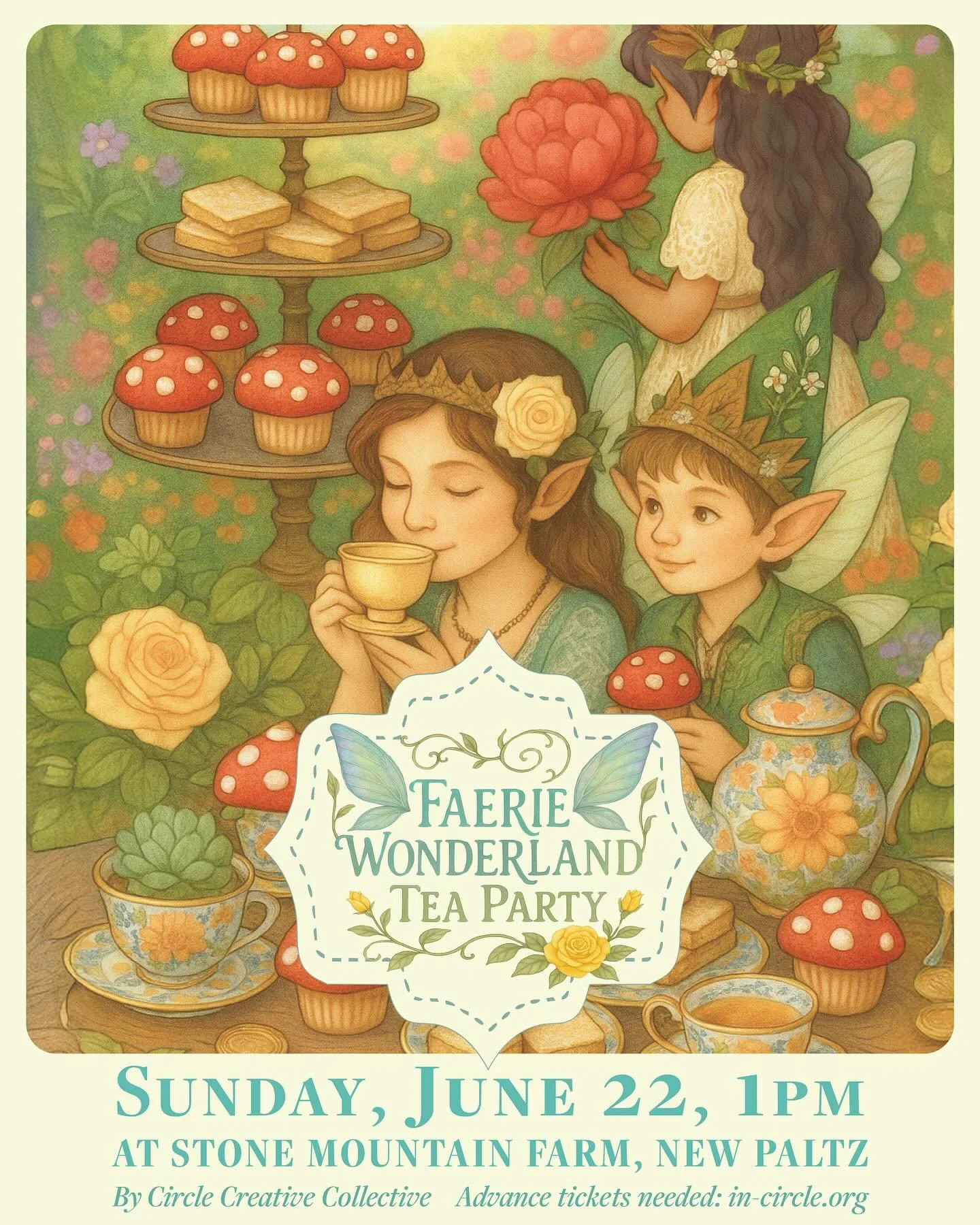 🧚&zwj;♀️✨ Step into the magic&hellip; ✨🧚&zwj;♂️
Join us for a whimsical Faerie Wonderland Tea Party like no other! Sip tea with fantastical fae, craft your own crown, and explore an enchanted world filled with sparkle, stories, and surprise.

🎟️ T