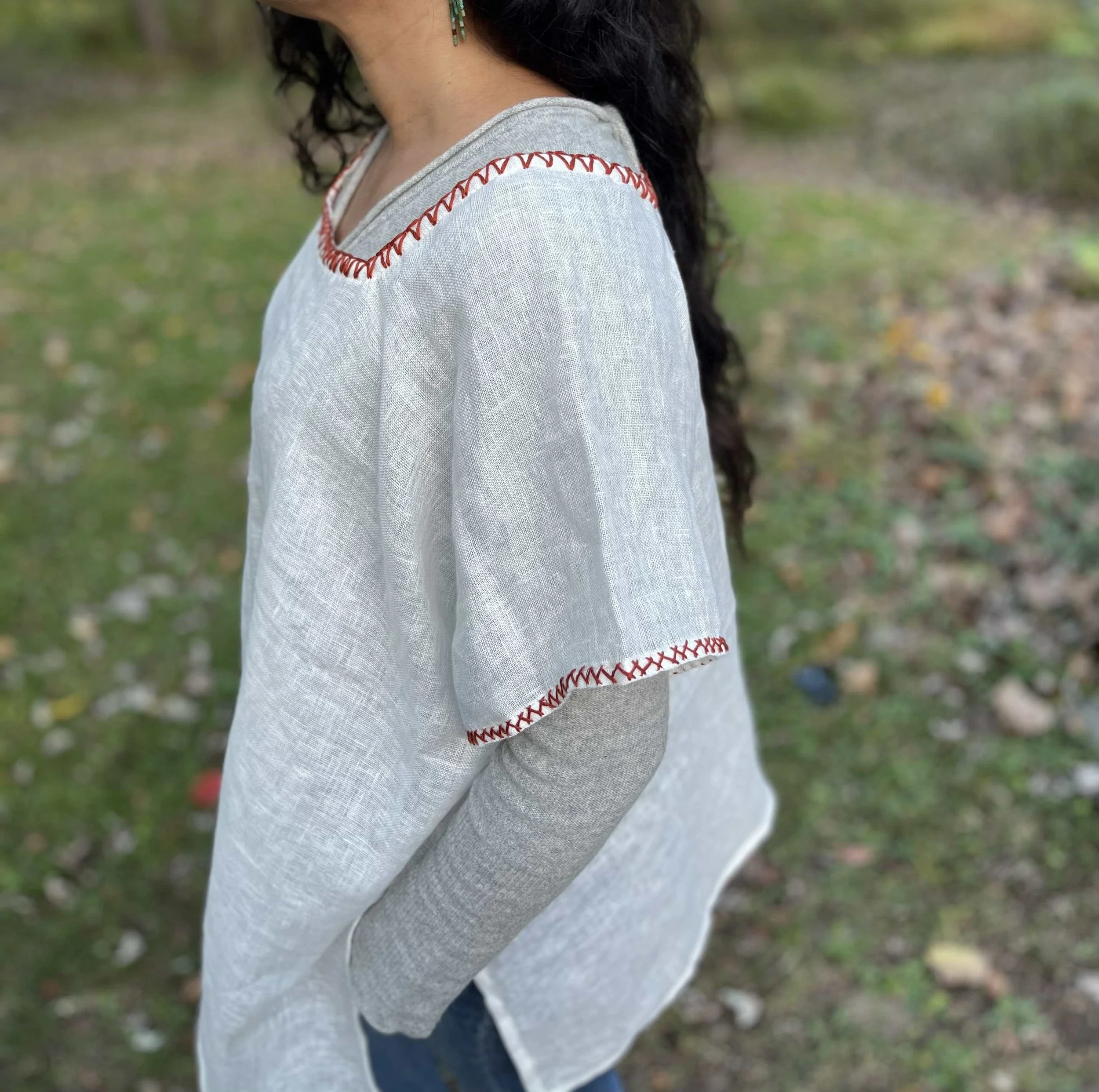 Misty Sunset Tunic Blouse