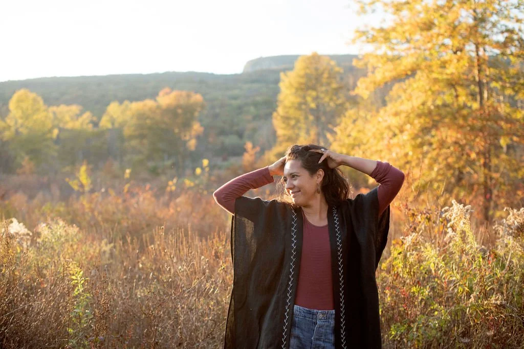 Midnight Pearl Open Front Tunic