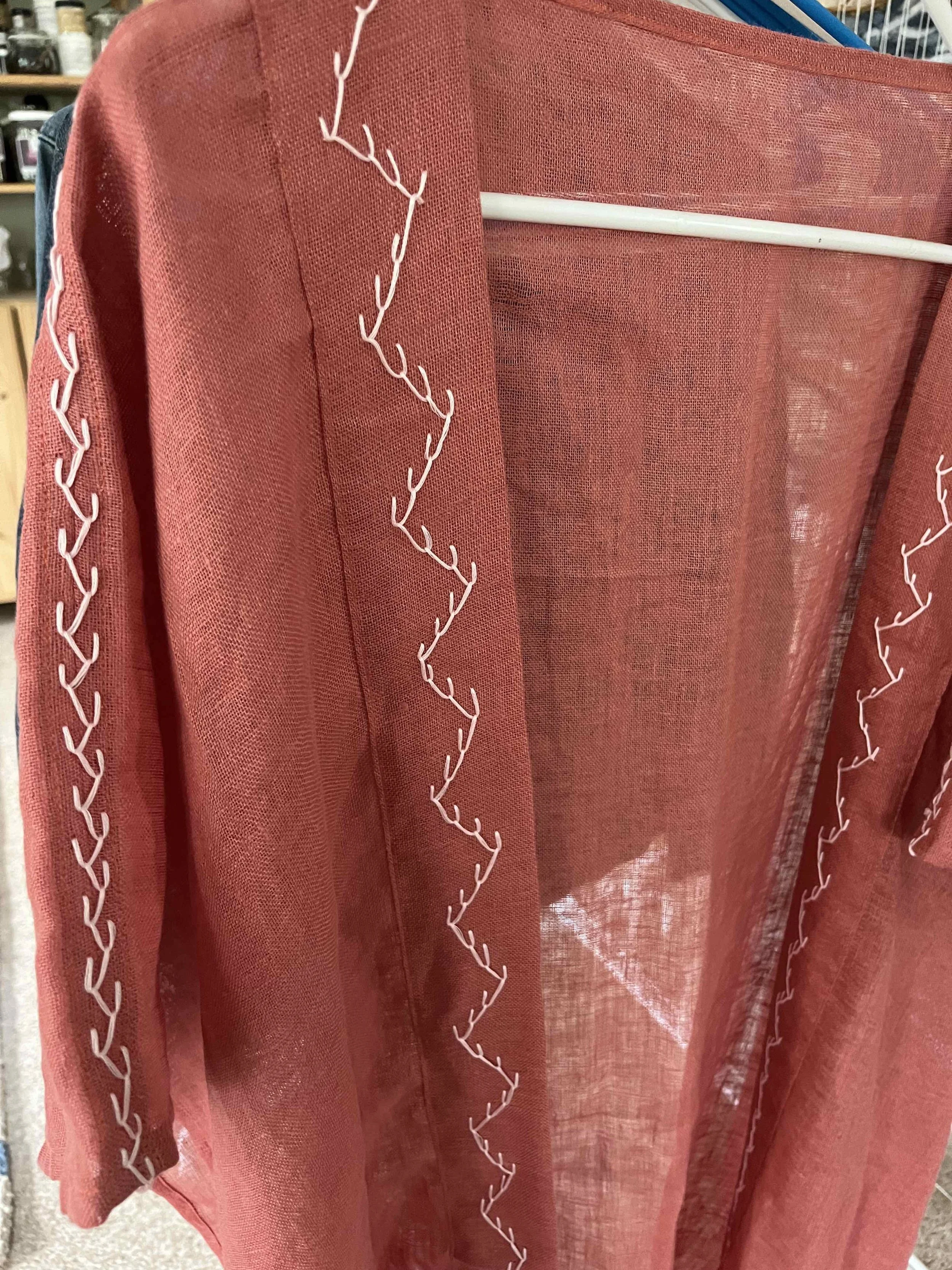 River Stone Open Front Tunic