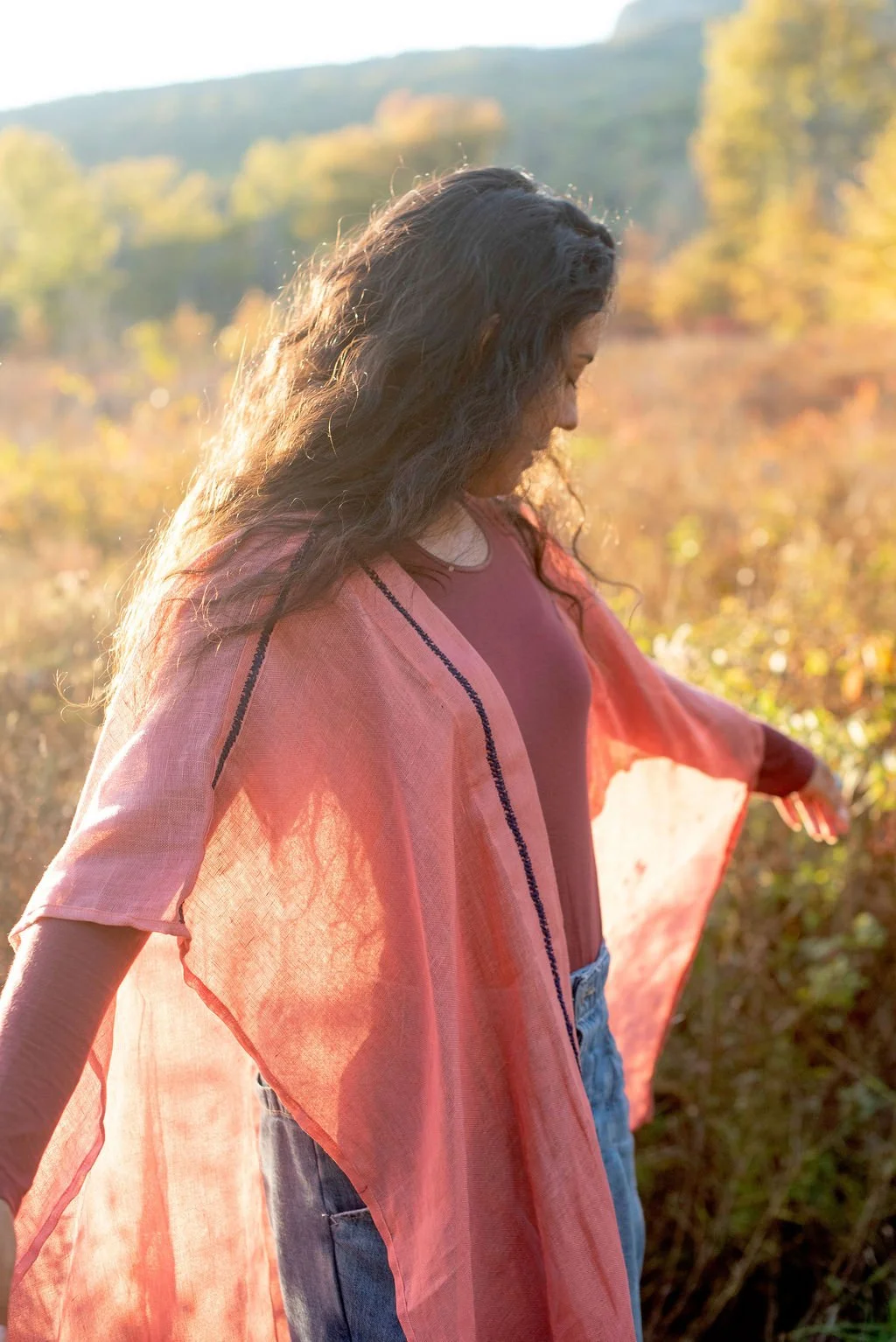 Twilight Ember Open Front Tunic