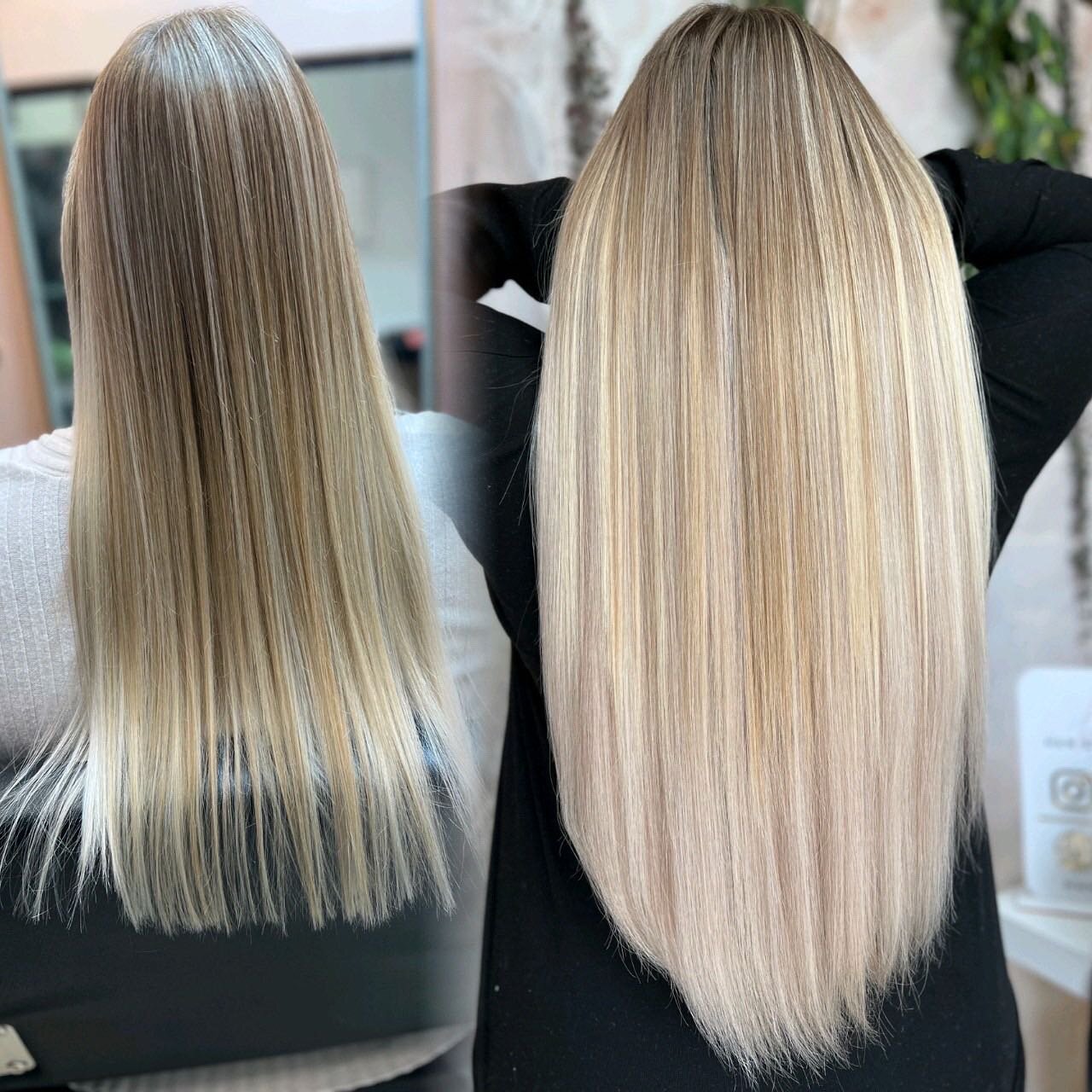 BLONDE BOMBSHELL ✨✨✨
When you already have beautiful hair but just need to be extra. And that colour! ❤️

Extensions: 24&rdquo; Volume Weft @bellamihairpro 
Install, Blend &amp; Style: @hollygallant.hairextensionloft 
Colour: Pearle Blonde HB8C/88

#