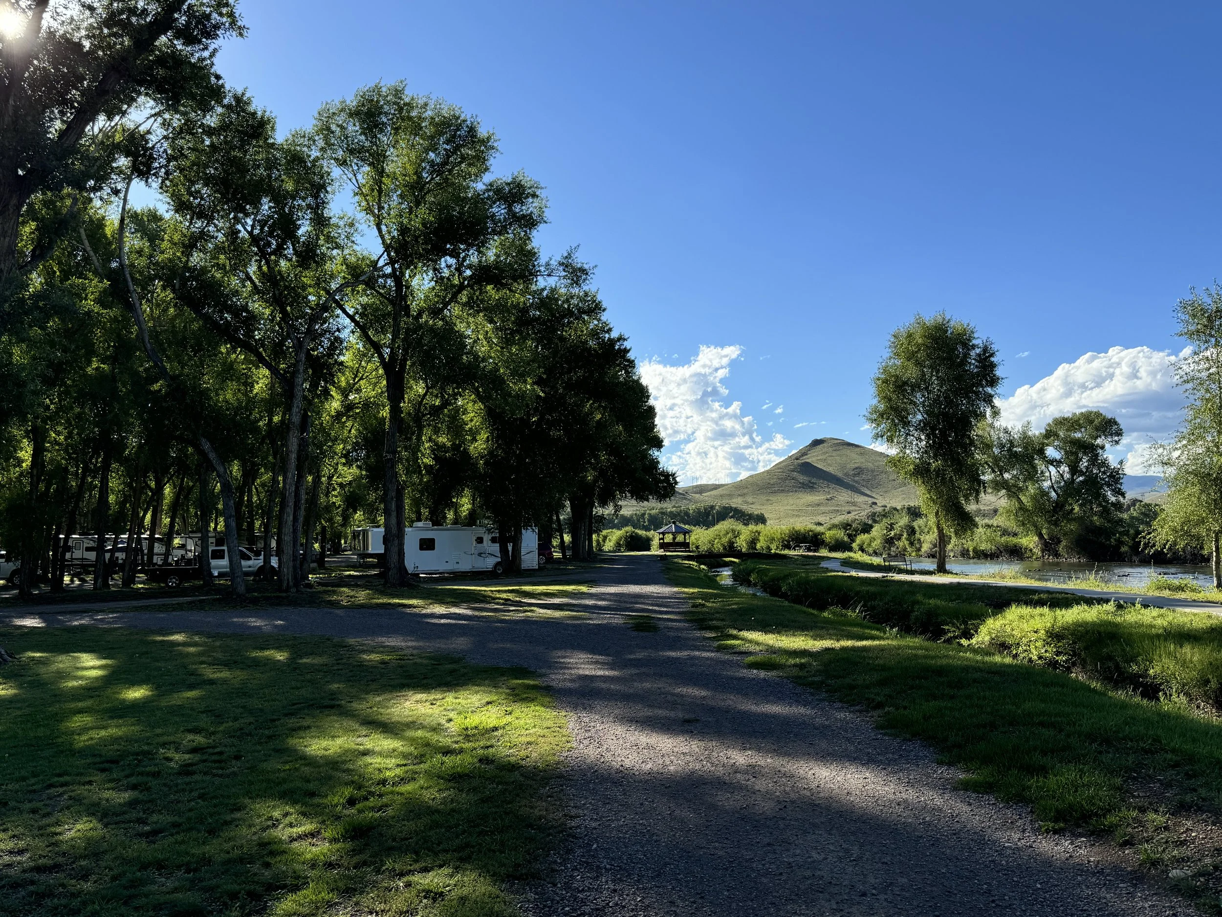 riverfront campsites at woods and river rv park in del norte colorado