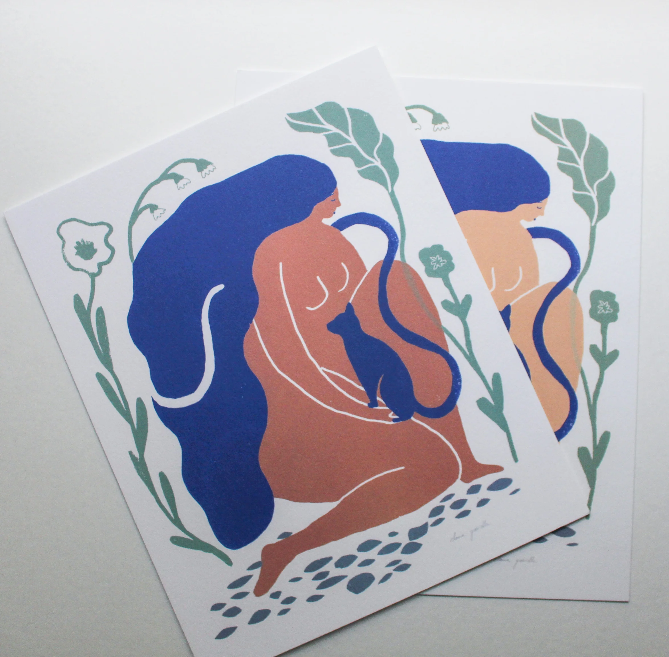 Cat Lady Print - Bronze - Bon Femmes