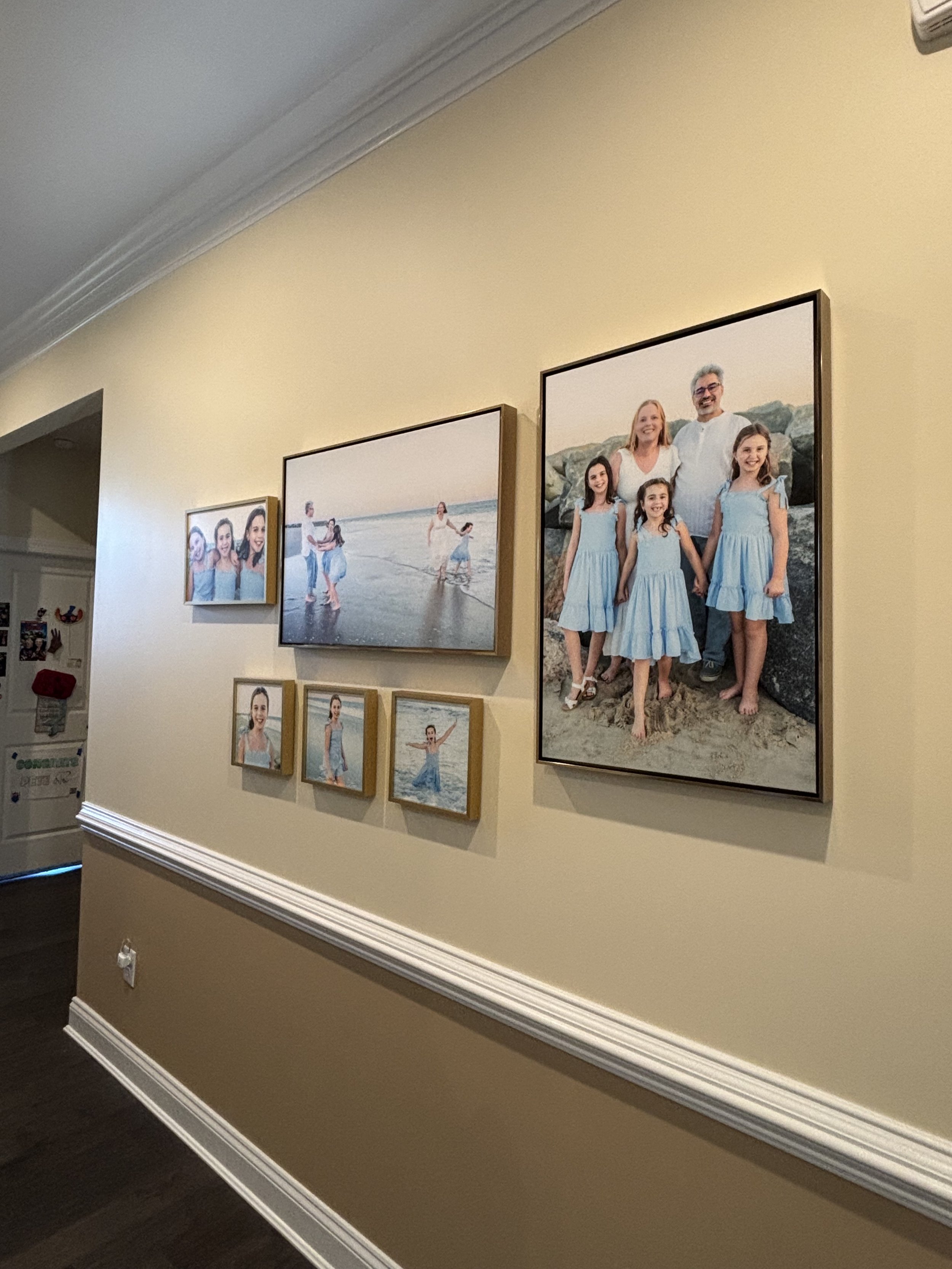 Family Picture of Home Gallery Wall