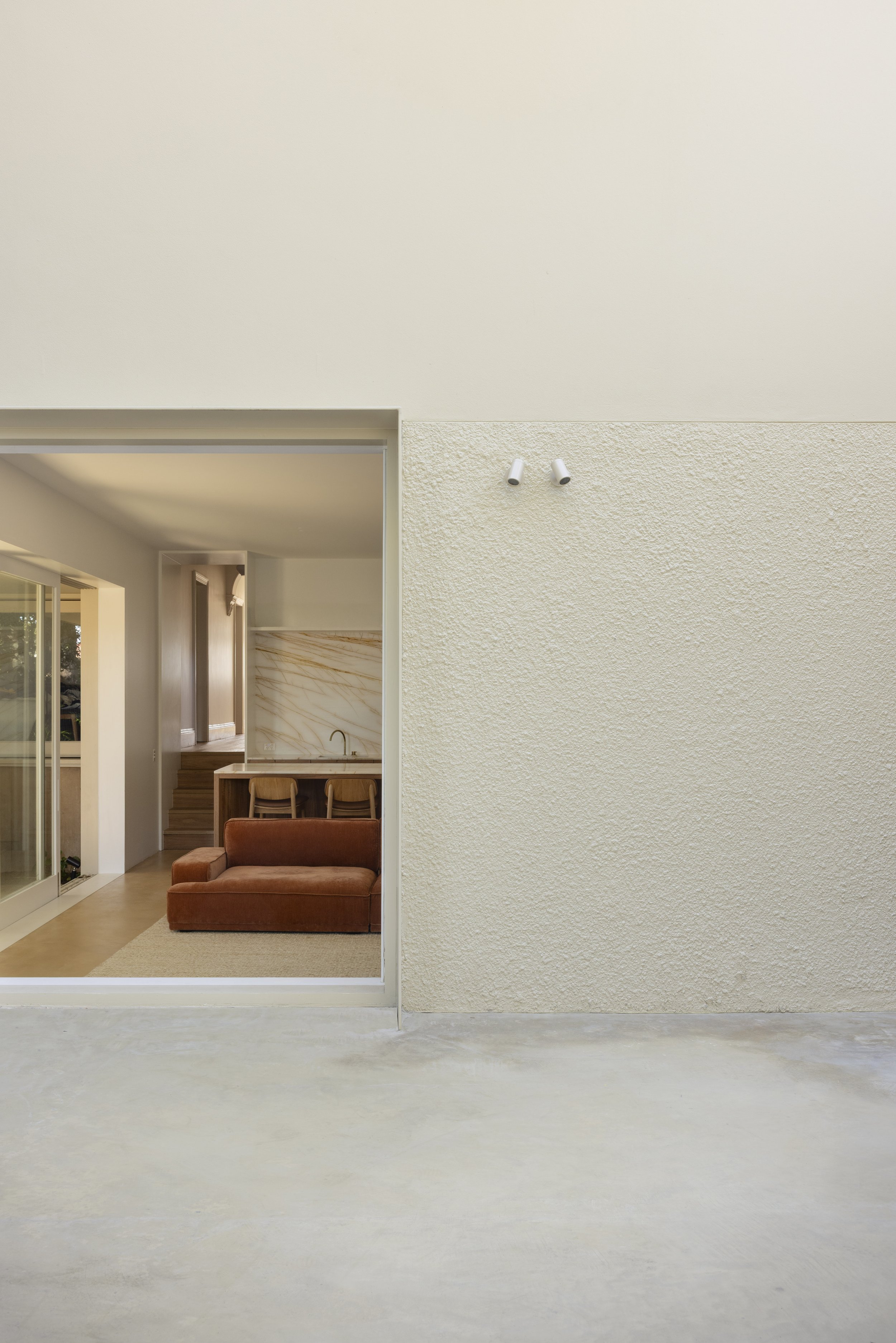 Urban architecture in a garden setting. Residential Alterations and addition house by architect