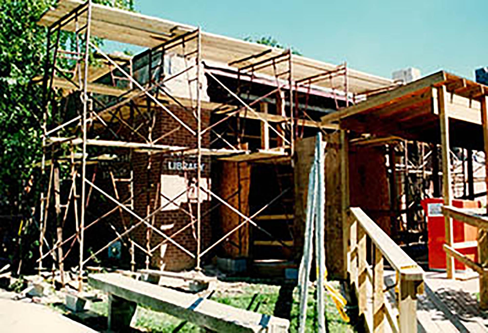 The Swarthmore Public Library as it appears today dates to 1995, when it was renovated alongside Borough Hall.
