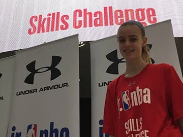 Local Resident Competes in Junior NBA Skills Competition