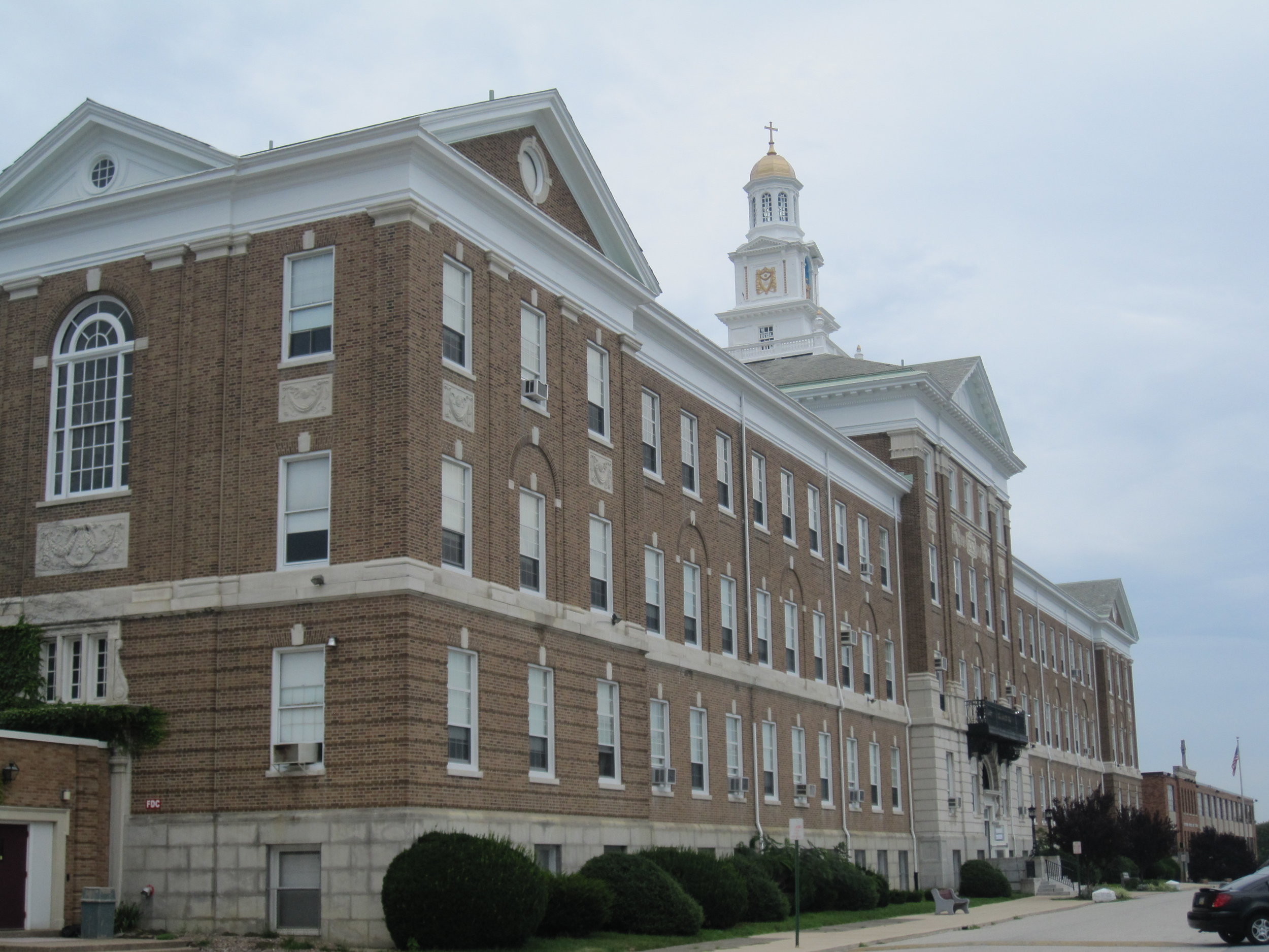 The old Archbishop Prendergast High School building. Photo courtesy of Scott McLeod under a Creative Commons Attribution 2.0 Generic license.