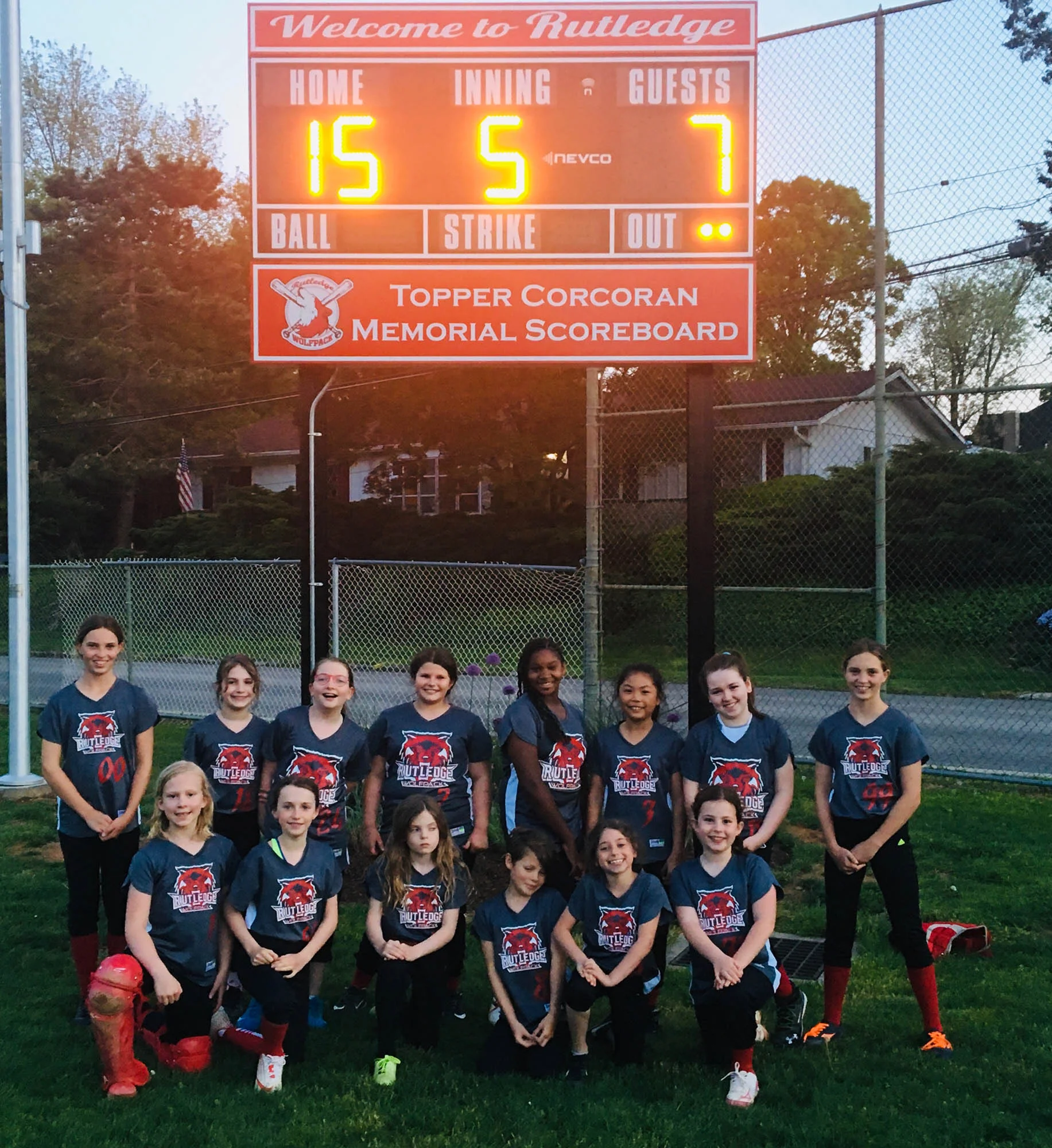 Rutledge Girls Club Pee Wee Team Off to Strong Start