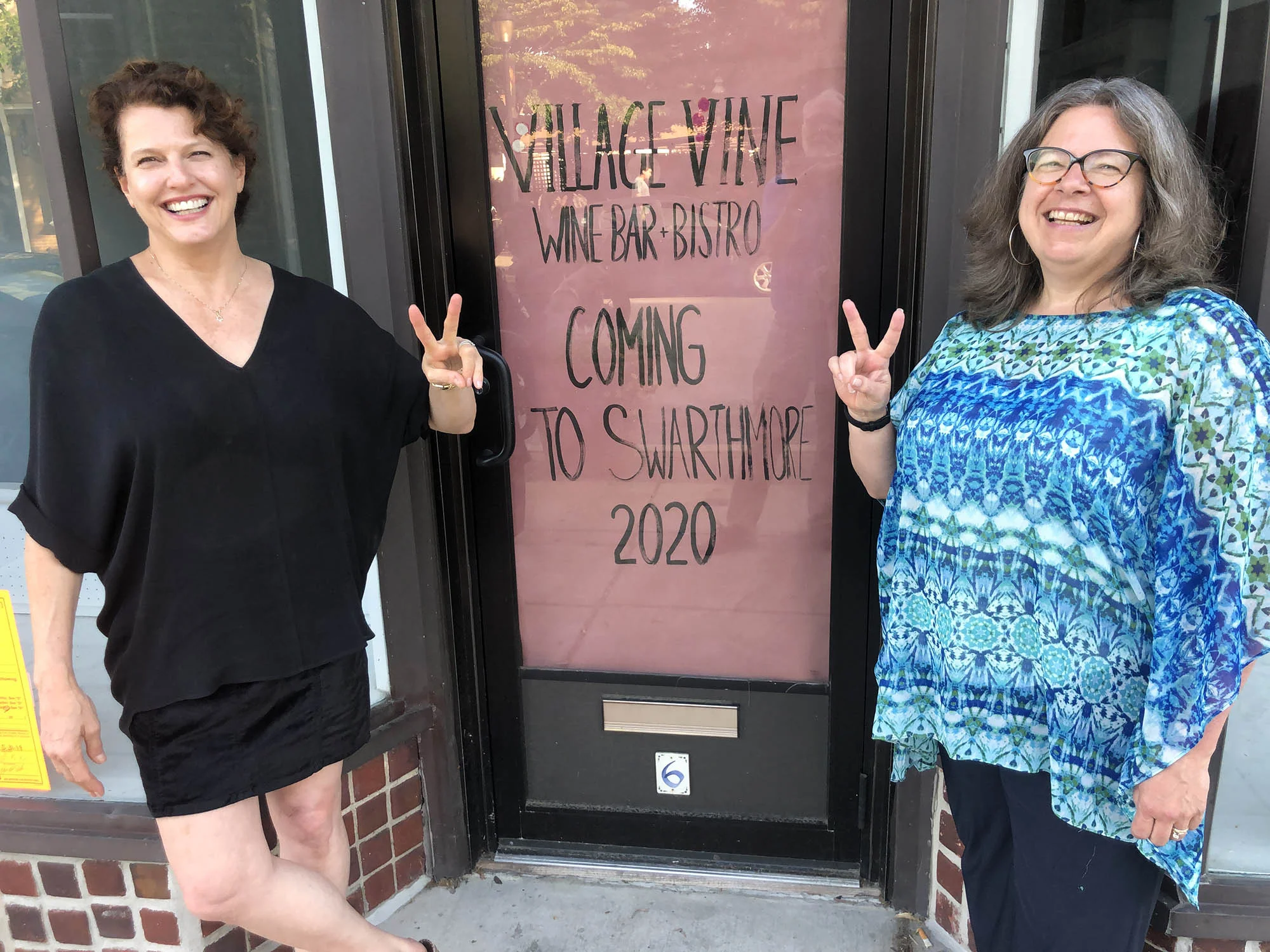 Village Vine entrepreneurs Jill Gaieski and Lori Knauer are cultivating plans for a wine bar and bistro at 6 Park Avenue in Swarthmore.