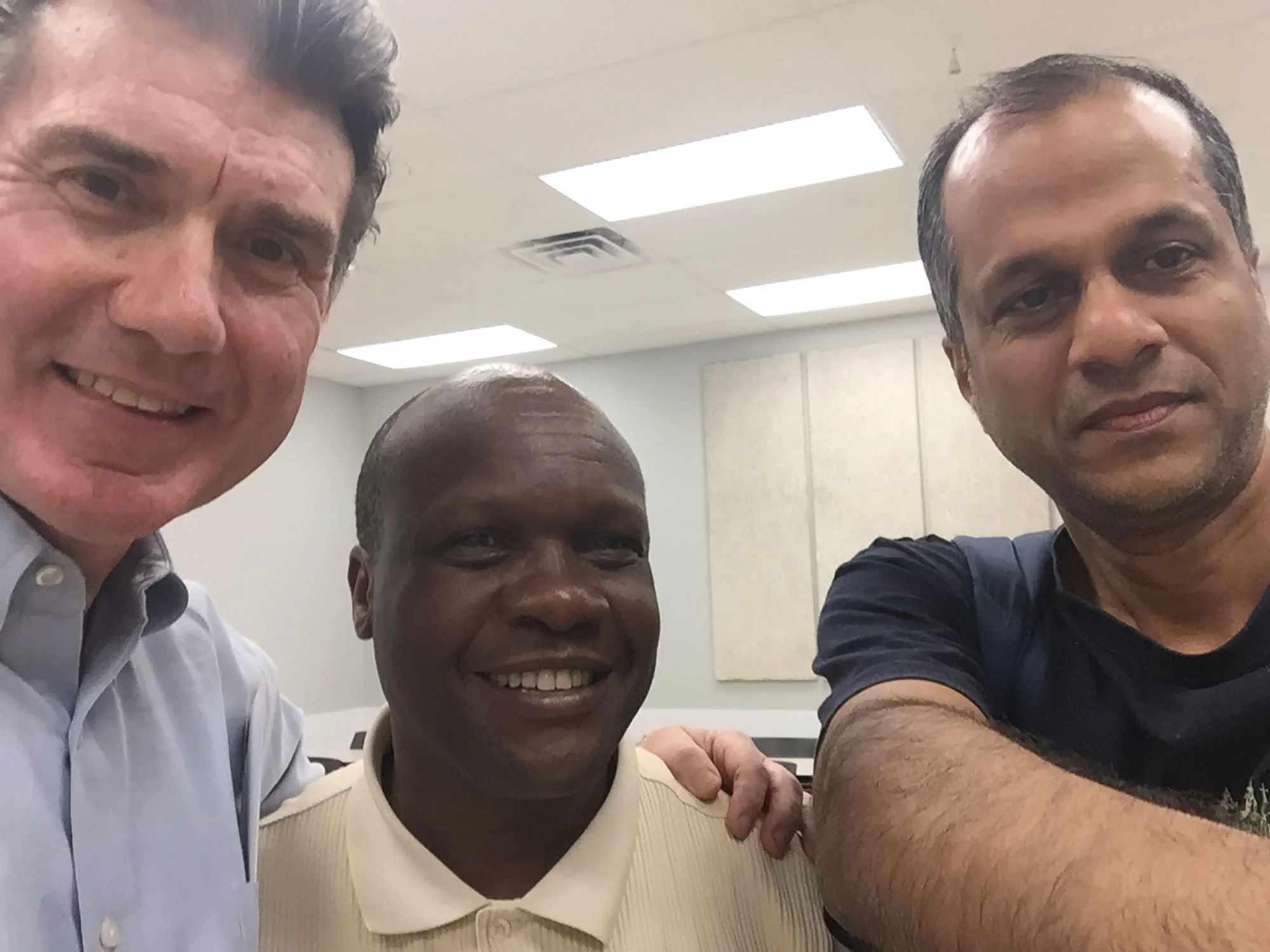 Mark Wallace, left, and members of SUSI.