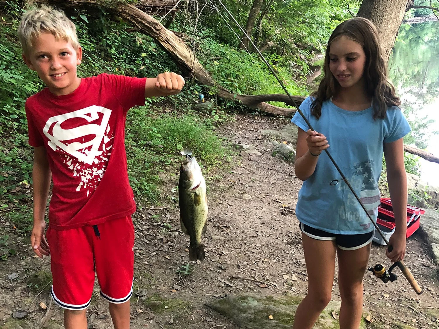 Bass masters Ander and Adelyn. Photo by Robert Scott.