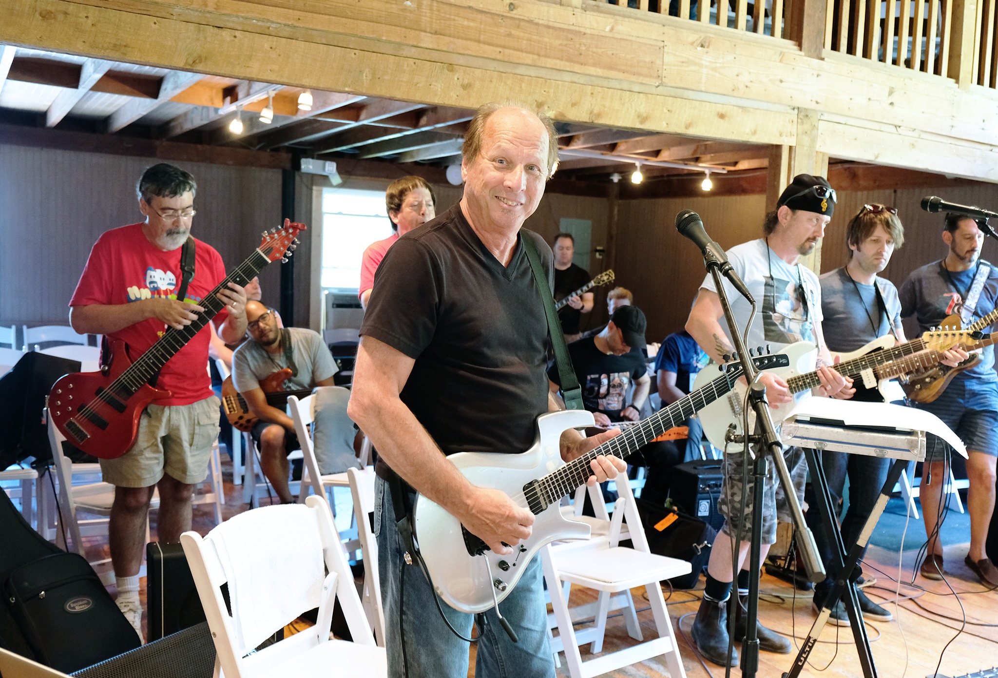 Adrian Belew at Rehearsal