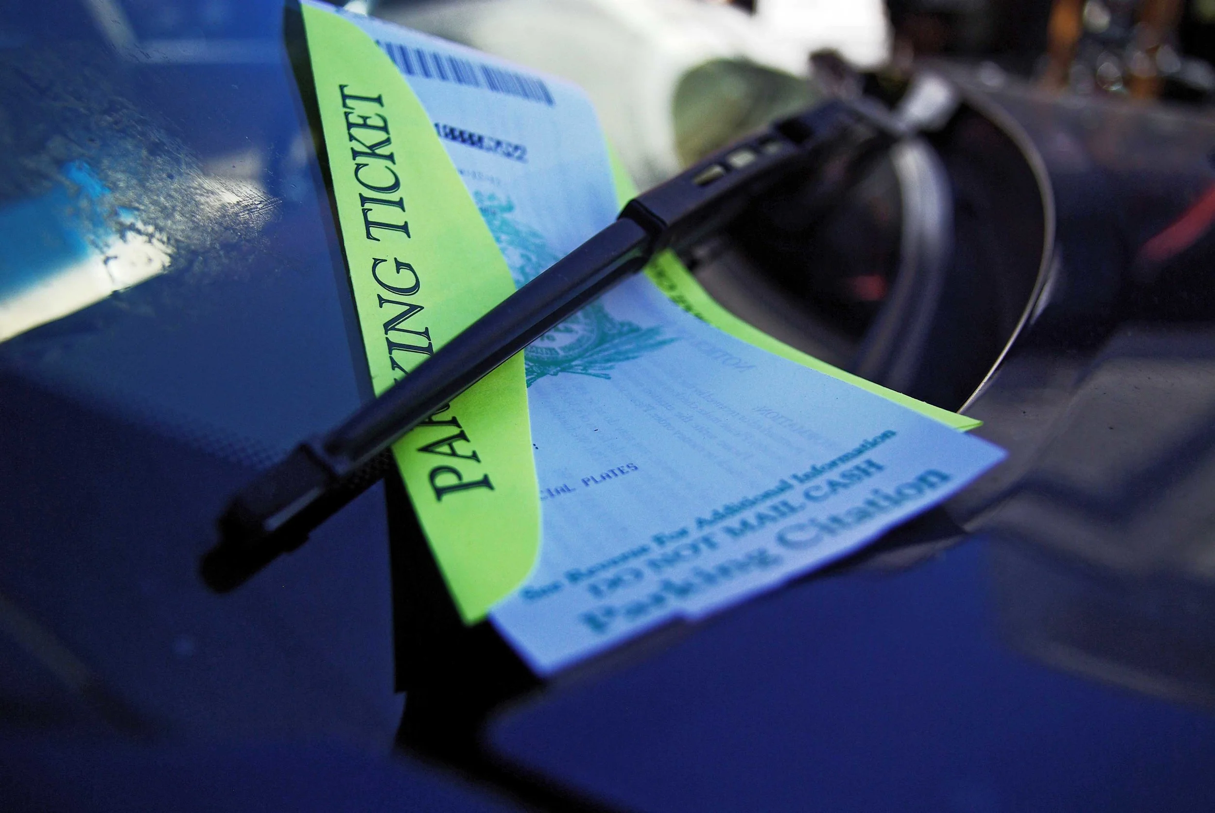Wrong way parking enforcement