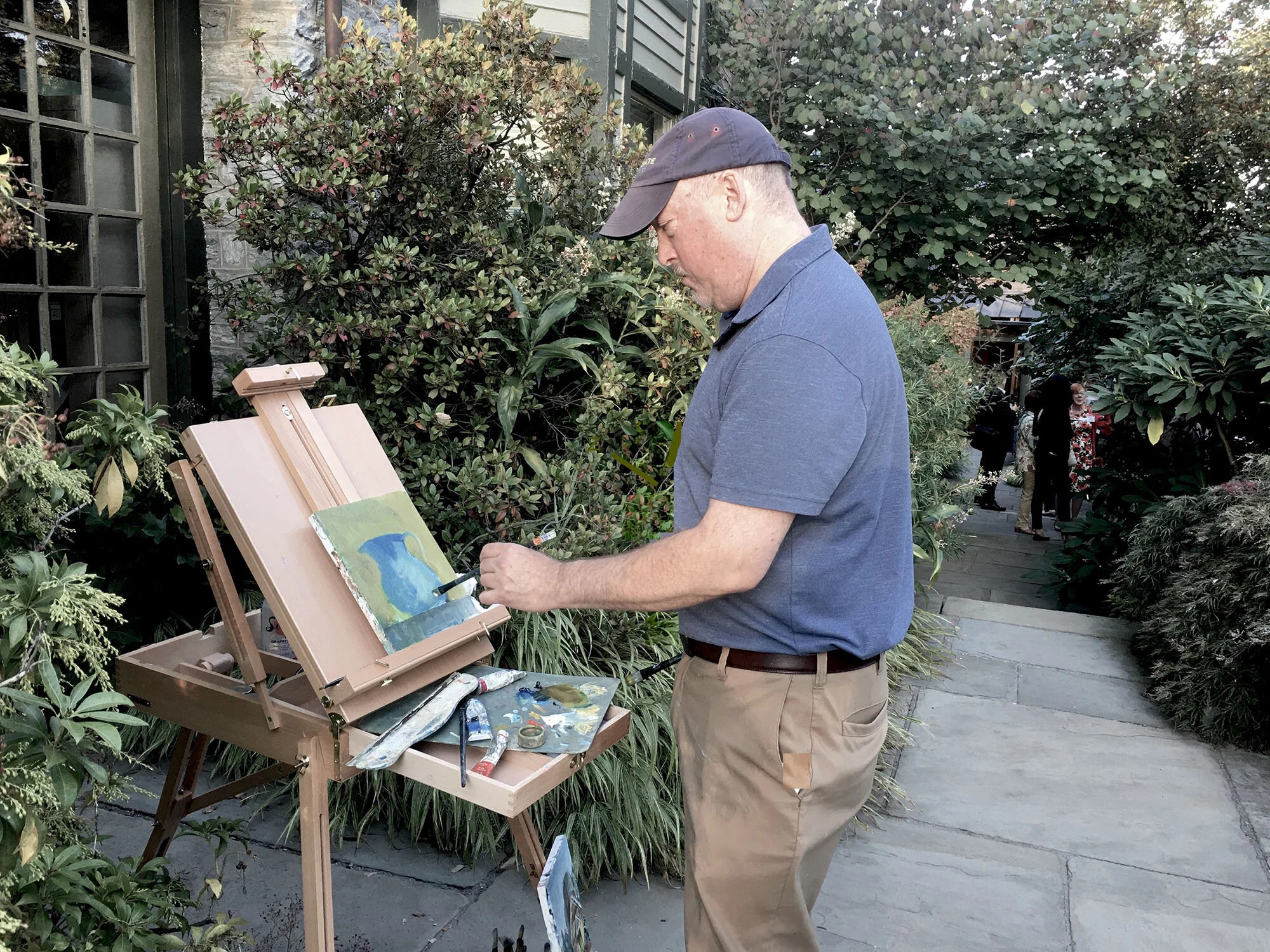 Pete Prown Live Paints at Scott Arboretum