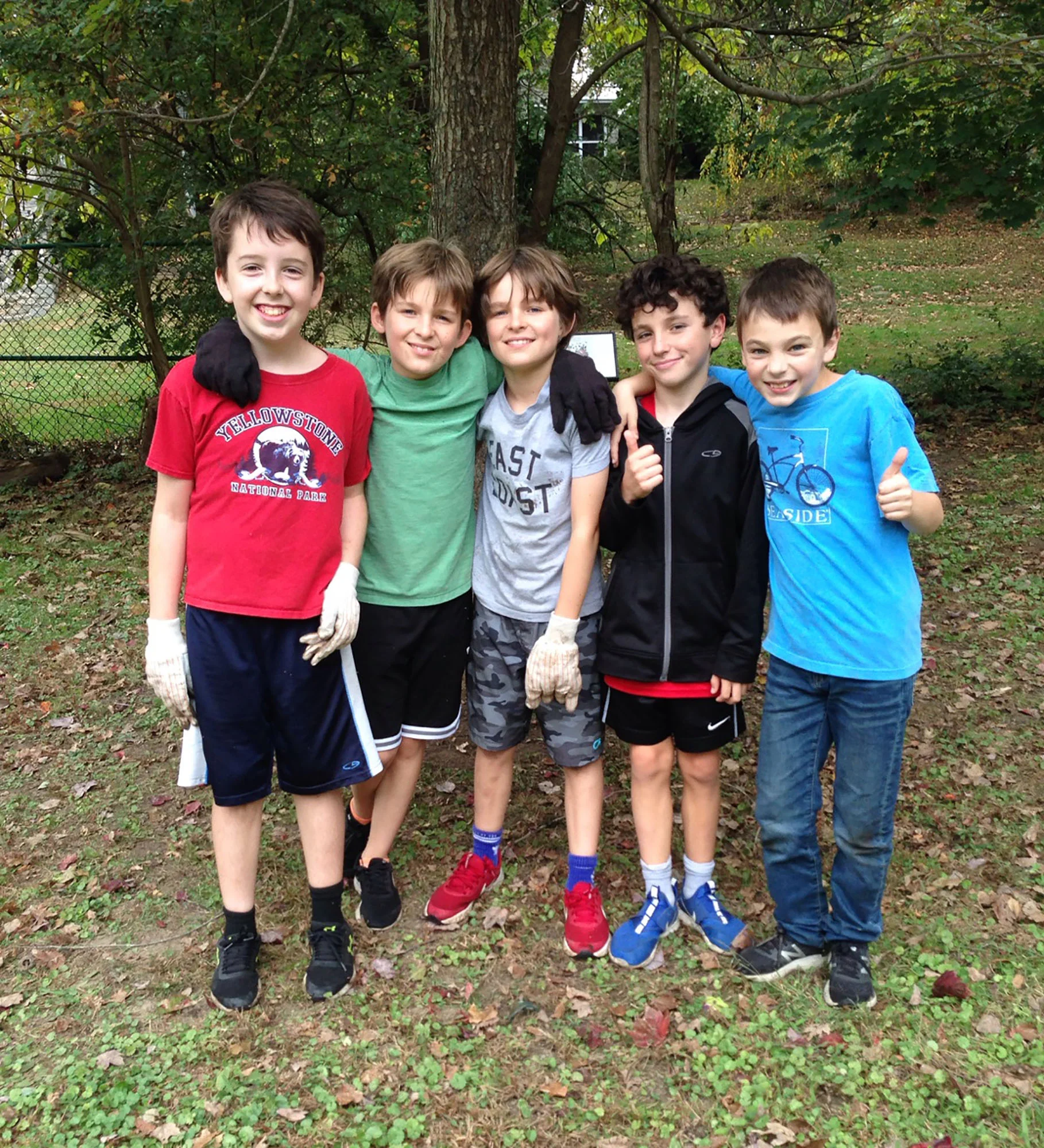 Fifth graders made the day
