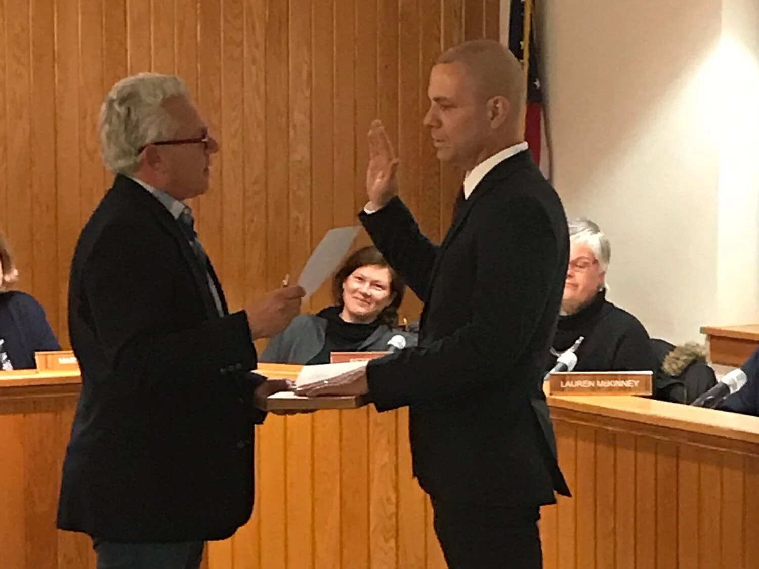 New Officer, Free Parking, Trash and Recycling Contract