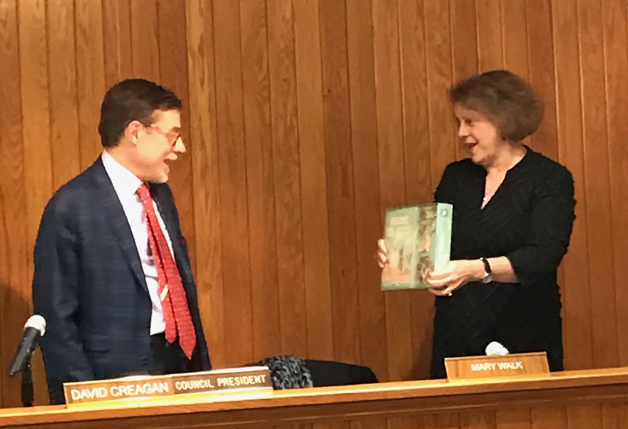Council Celebrates David Creagan, Passes 2020 Budget