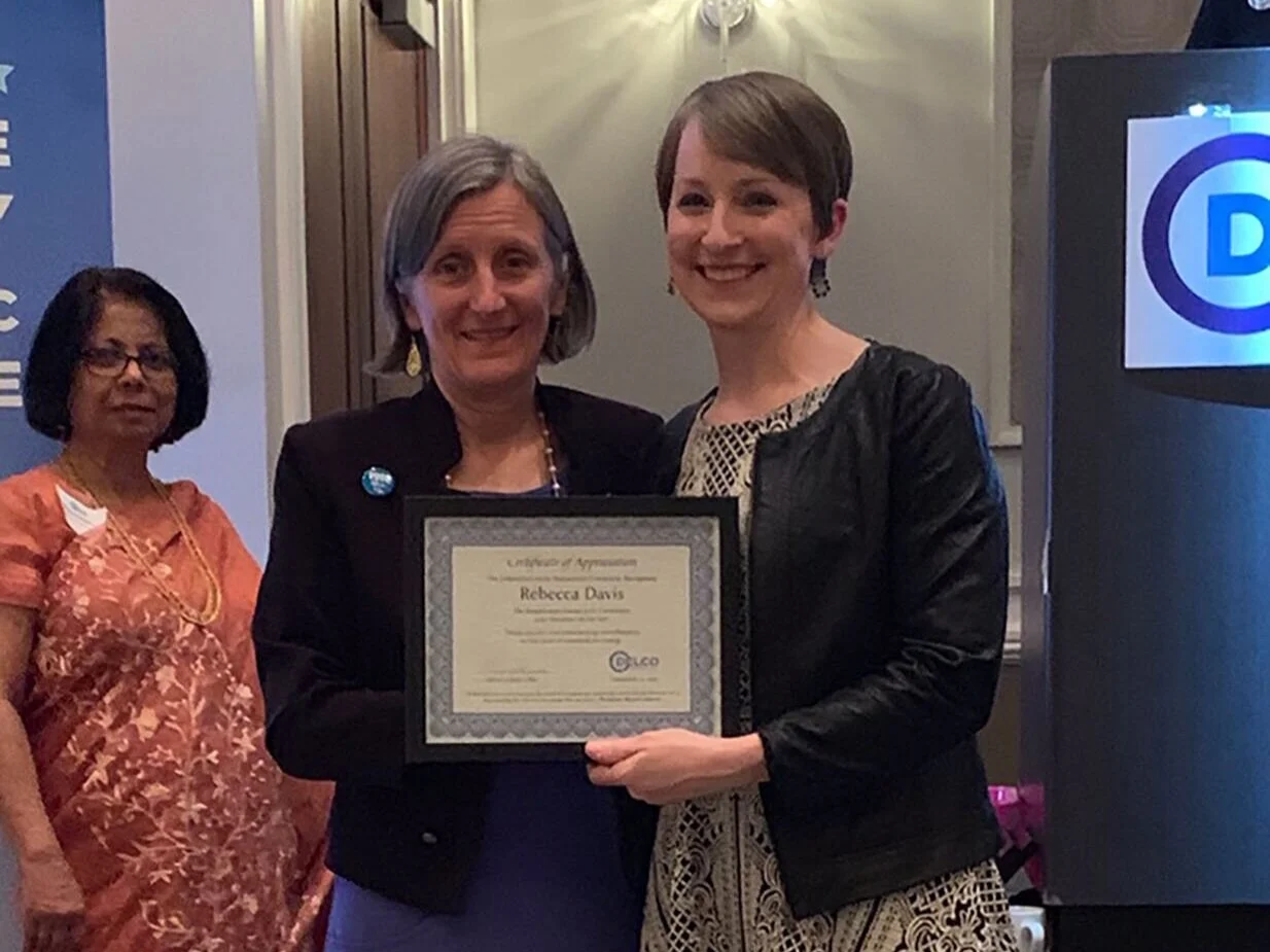 Swarthmorean is Volunteer of the Year for Delco Dems