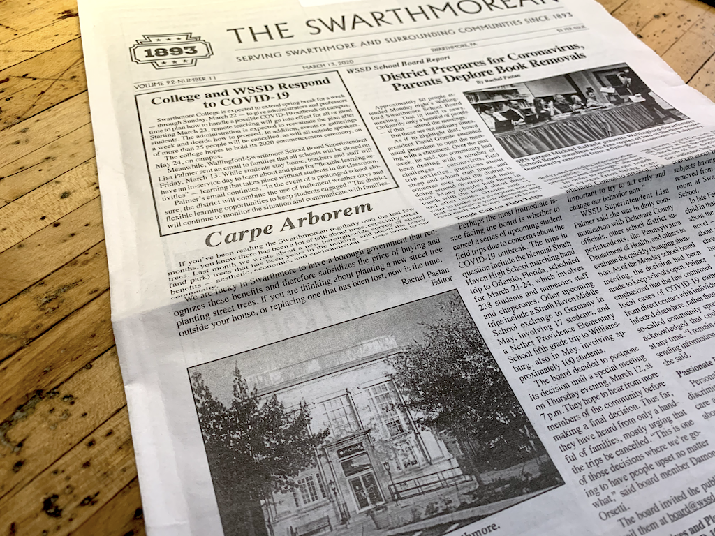 Appreciating our local paper