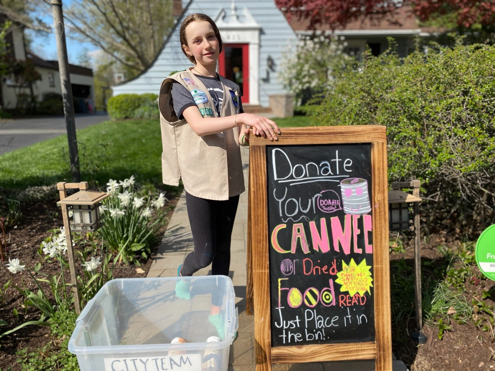 Girl Scout Troops Help CityTeam Chester