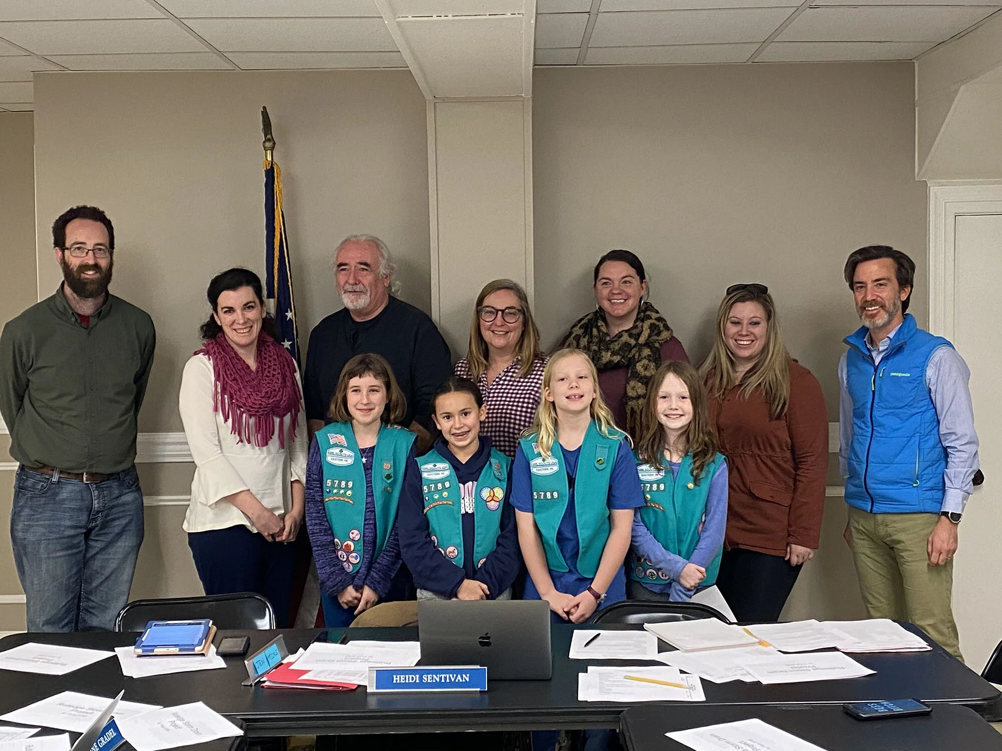 Girl Scout Troop Completes Bronze Award Project