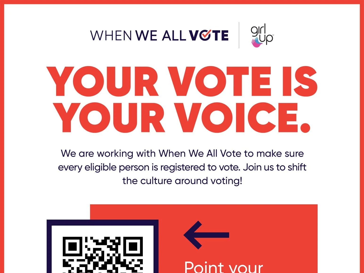 Girls to grownups: Vote!