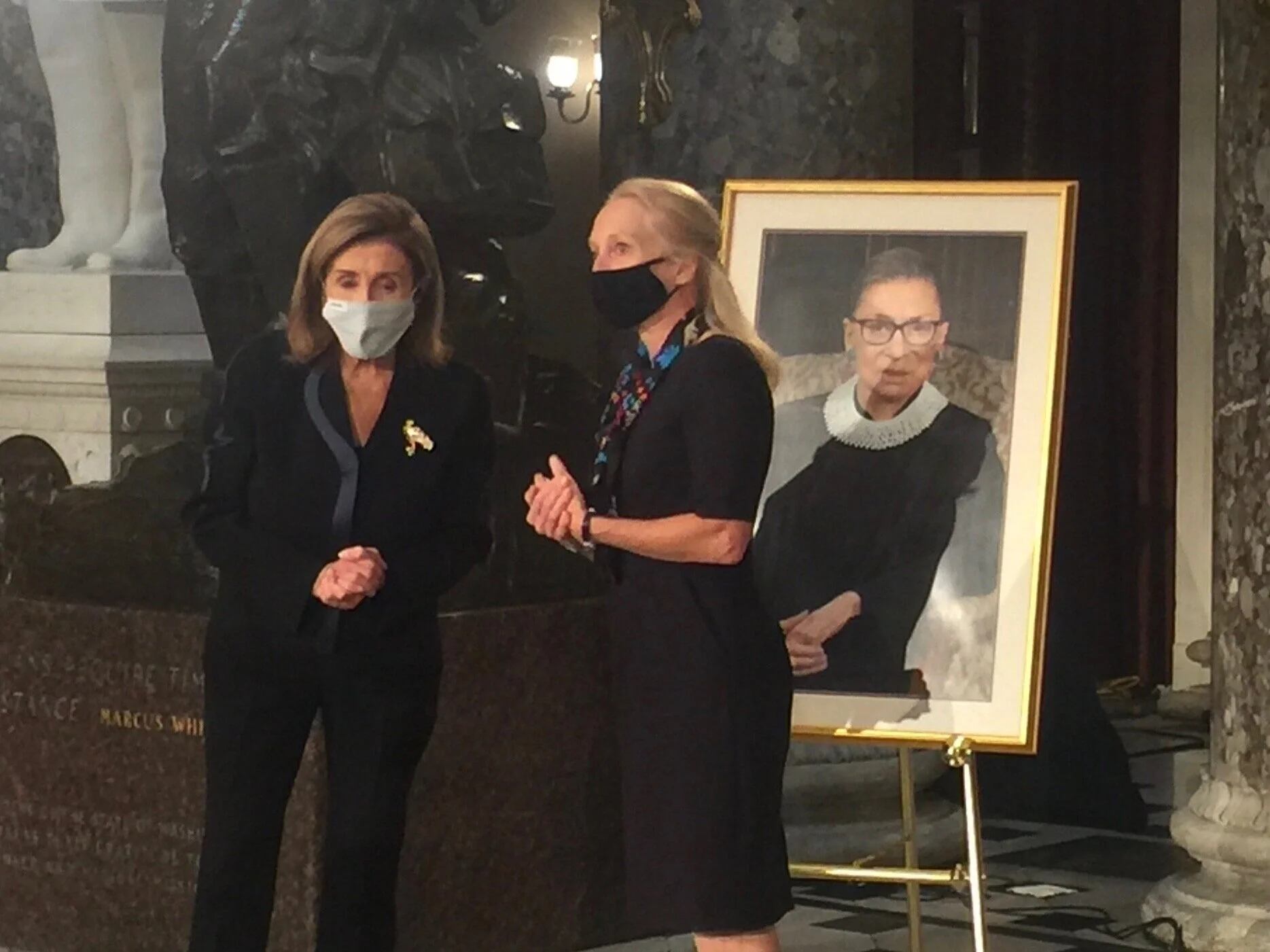 Mary Gay Scanlon and Nancy Pelosi Pay Respects to RBG