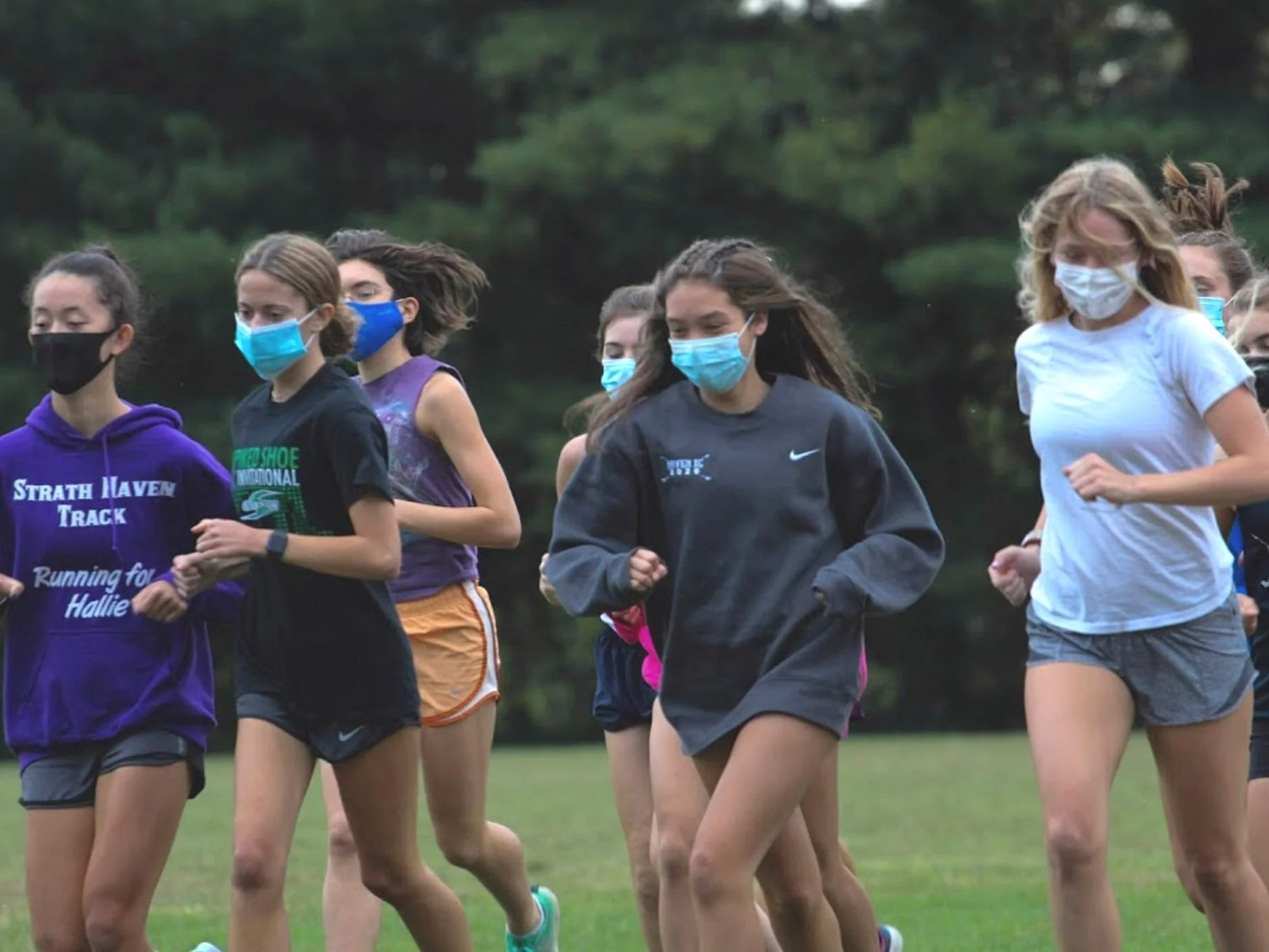SHHS Girls X-Country Runs Virtual Meet