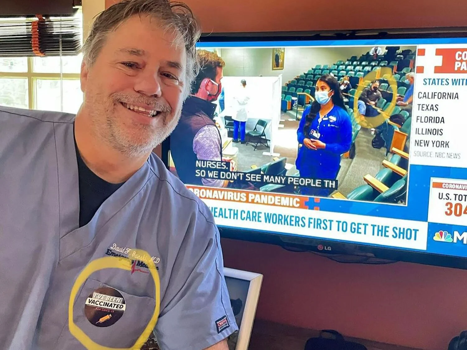 Swarthmore resident and emergency room physician receives Pfizer-BioNTech vaccine