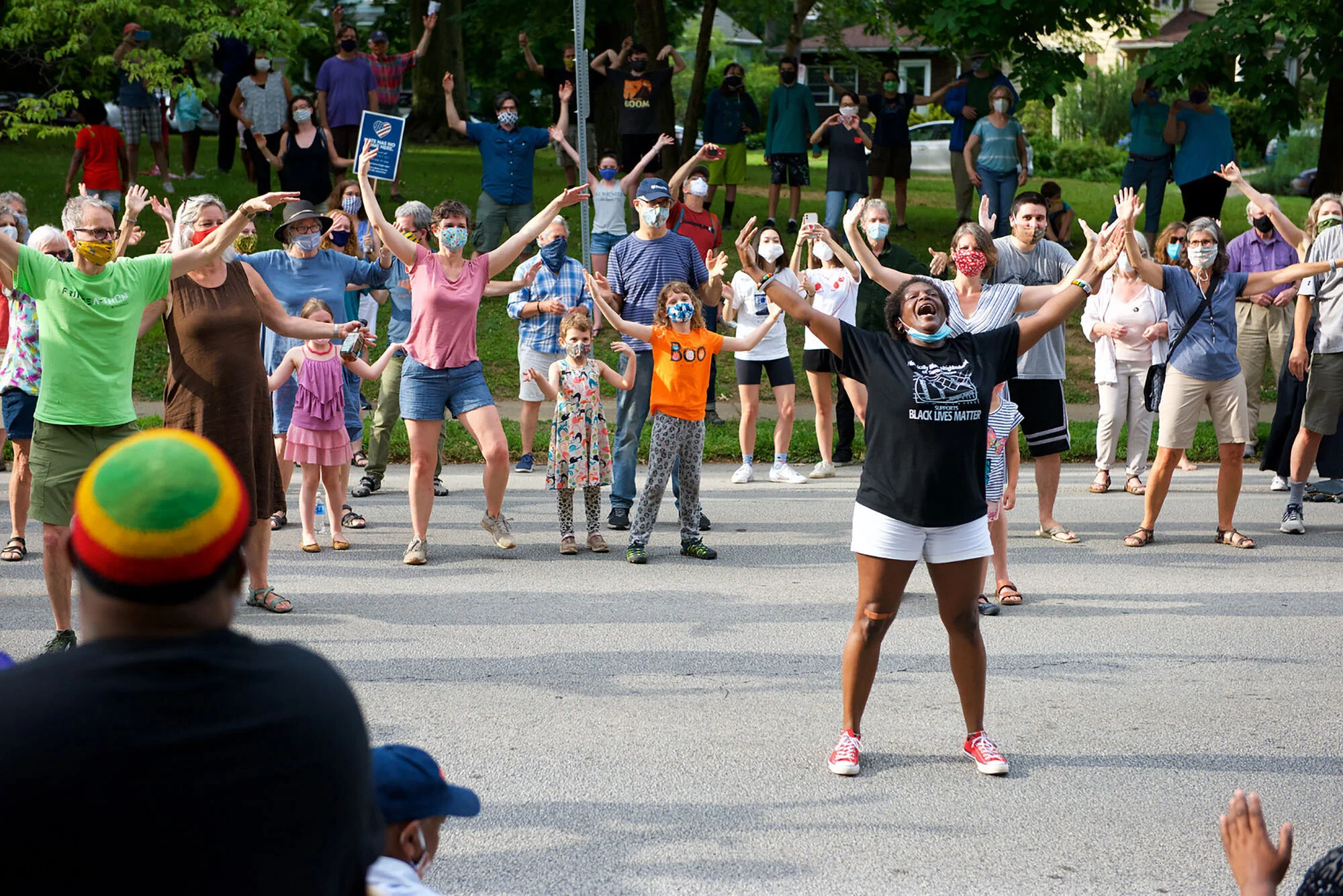 Juneteenth in the Historically Black Neighborhood of Swarthmore. Photo: Andy Shelter