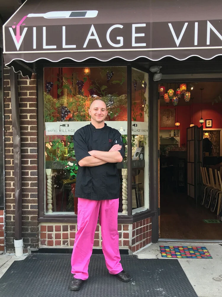 Village Vine chef Chris Galbraith brings his French fine dining training to Swarthmore. Photo: Rachel Pastan