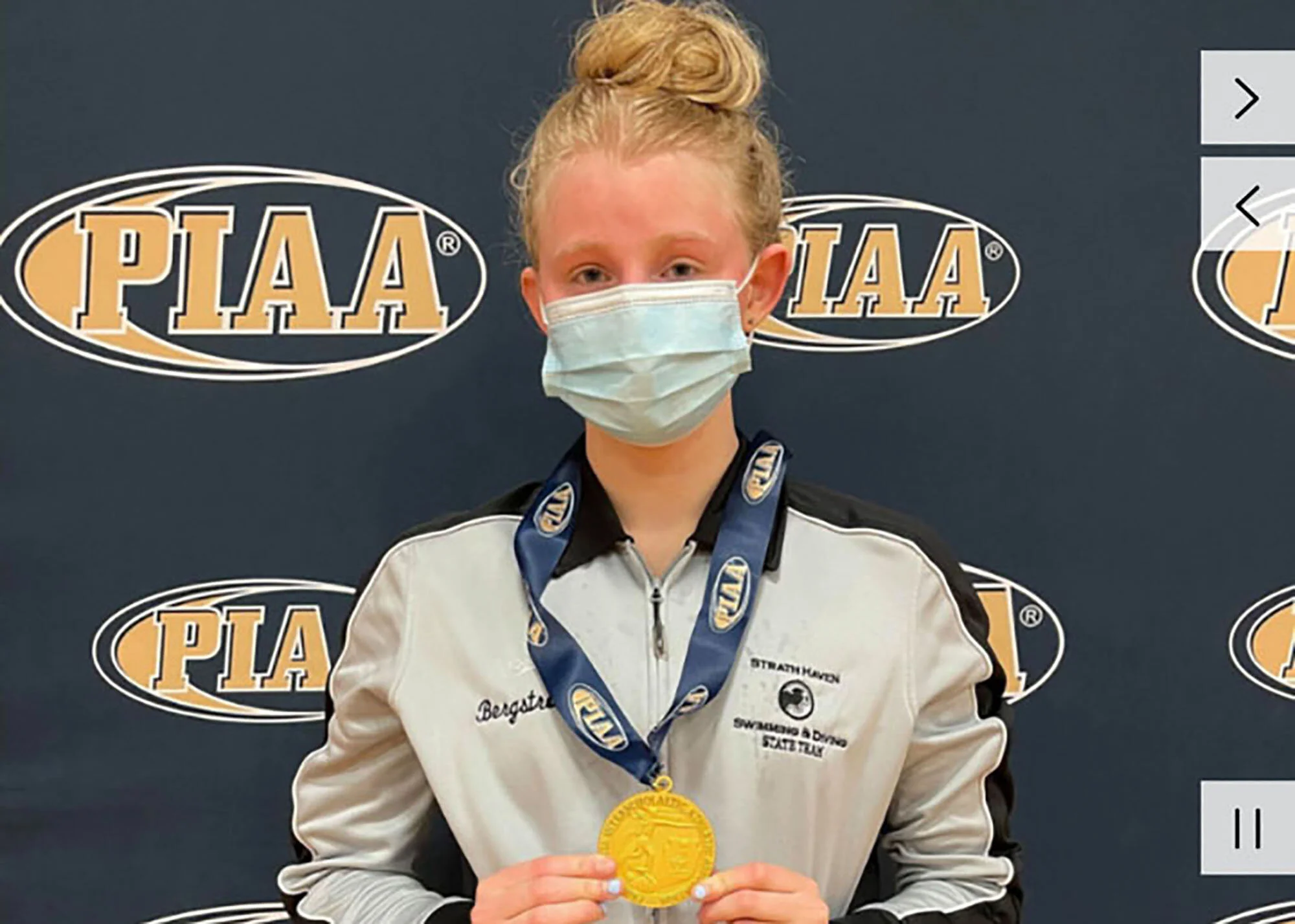 Strath Haven Junior Wins Gold Swimming Medal