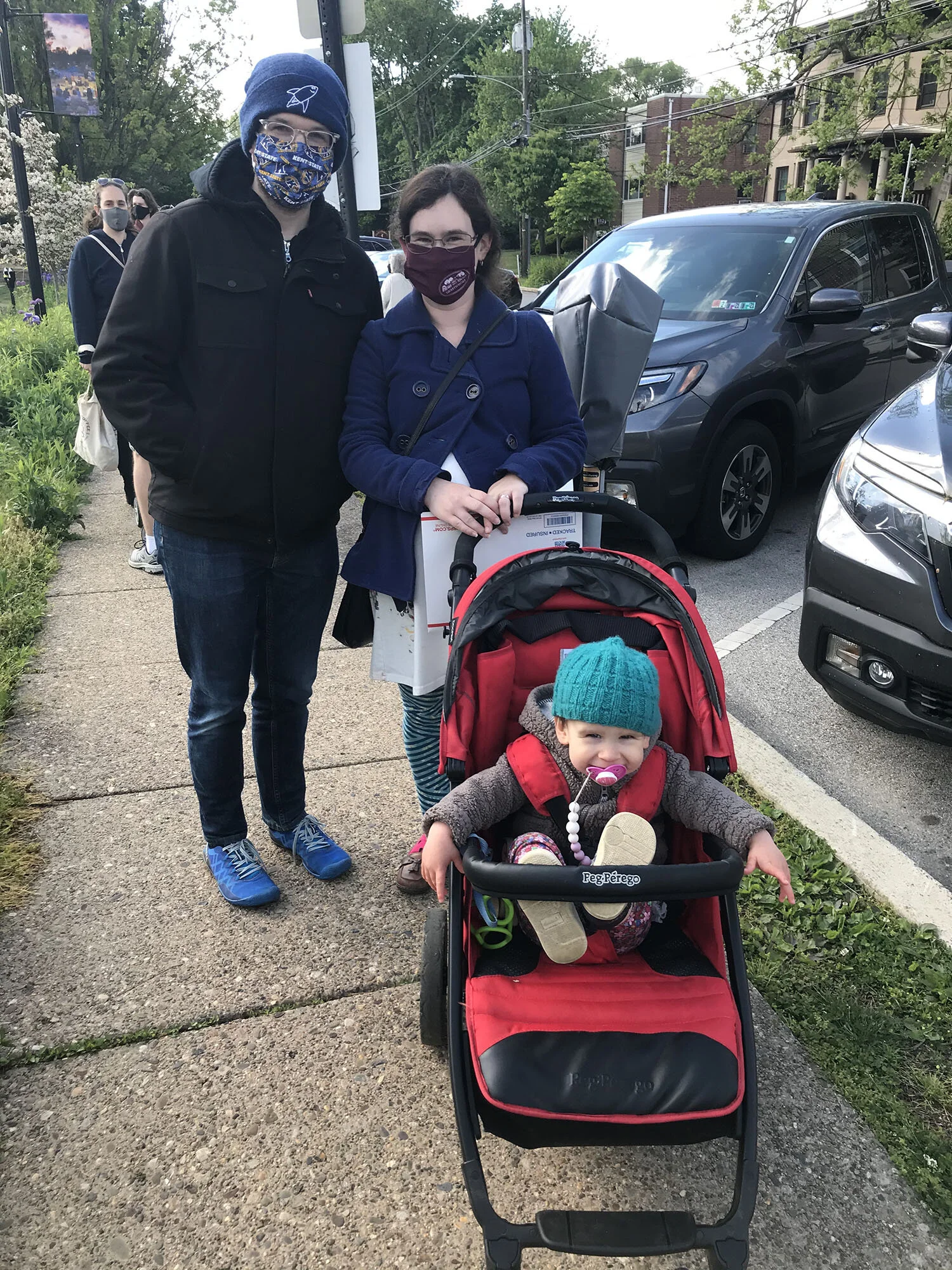  To see it through our daughter’s eyes — what things she’s excited about.”  Nicholas Tietz-Sokolsky, with Eugenia and Sophia (in stroller)  
