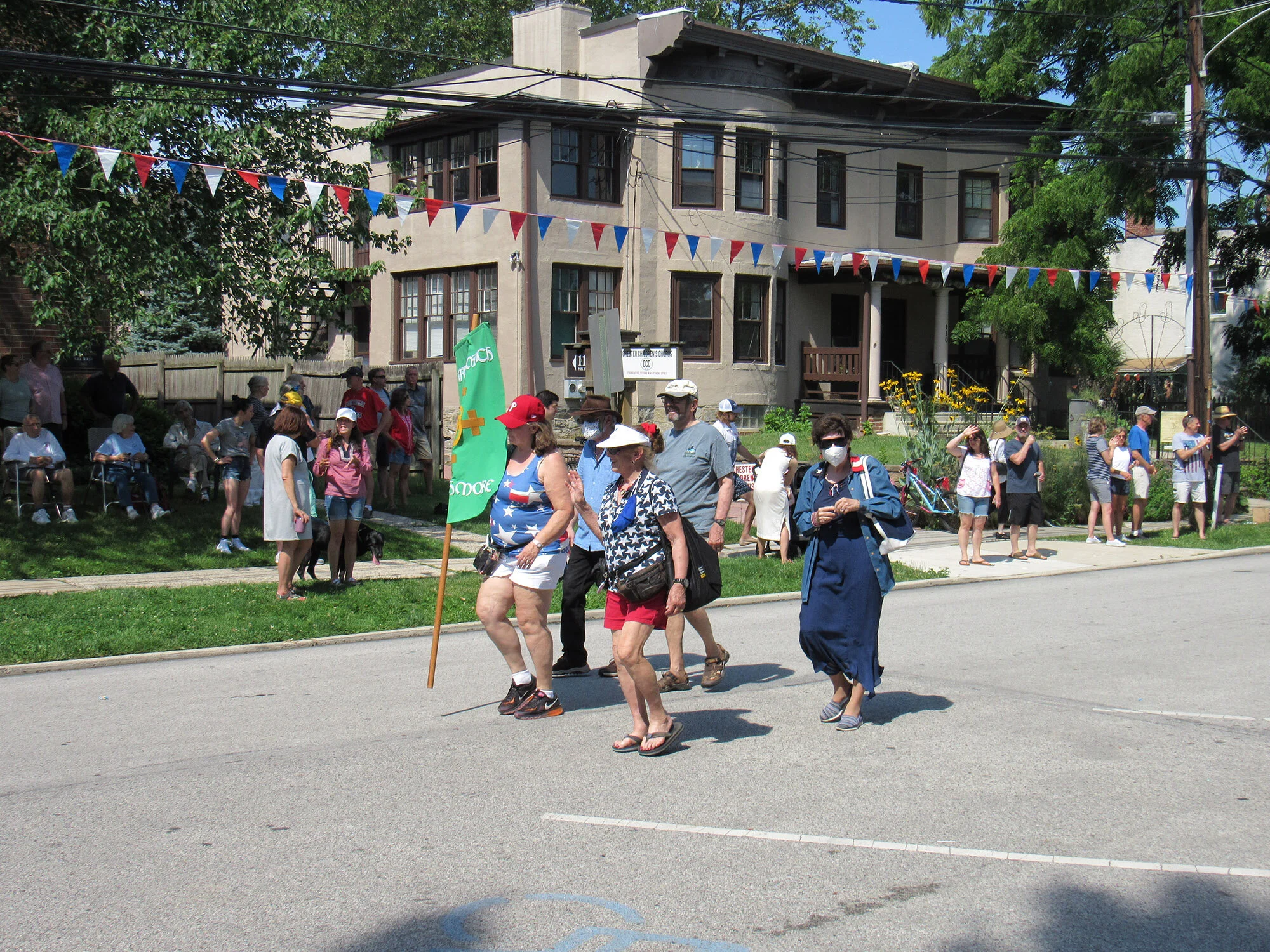  Independence Day Celebration in Swarthmore. Trinity Episcopal Church. 