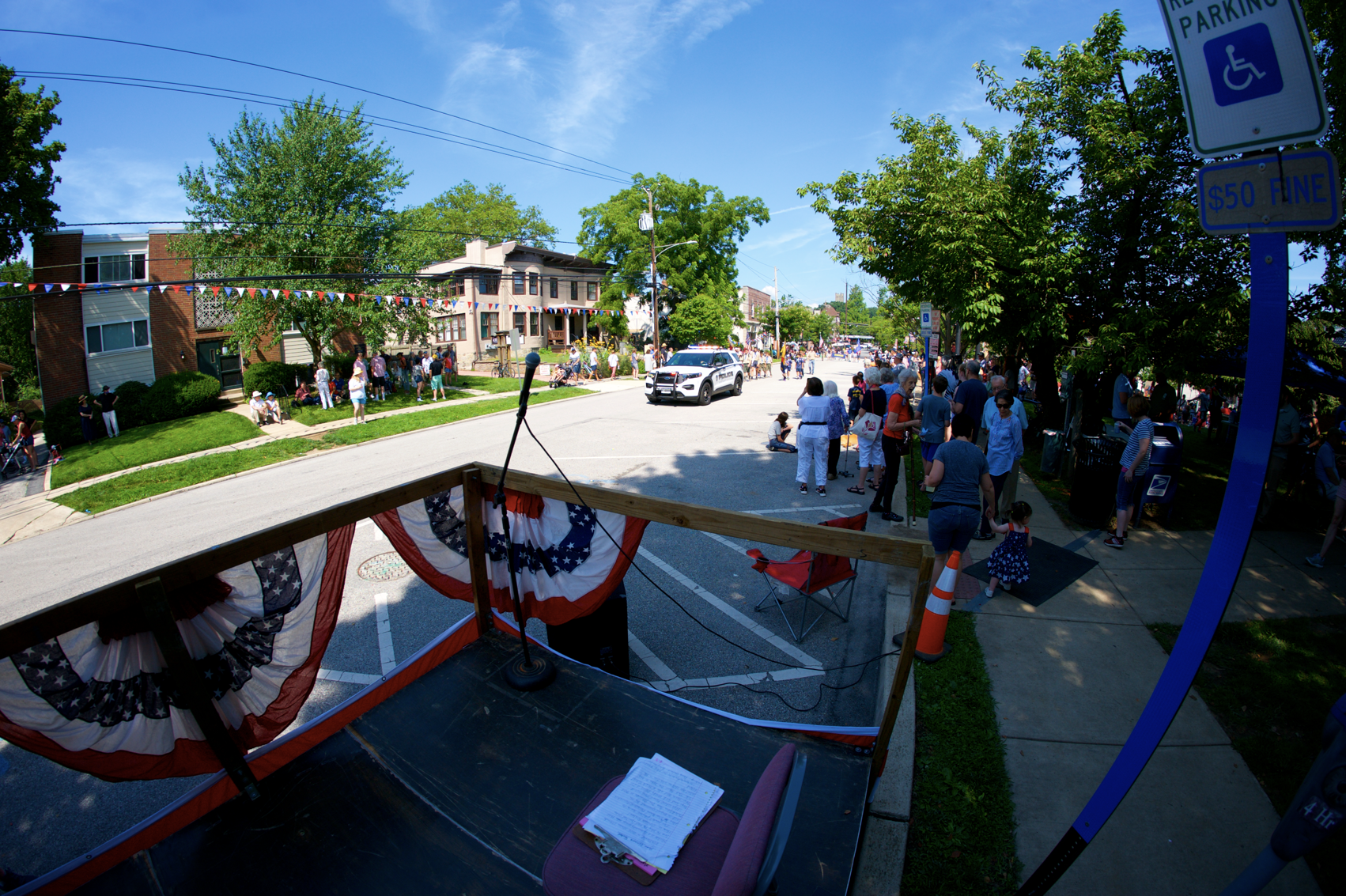  Independence Day Celebration in Swarthmore.  Photo by Andy Shelter.  
