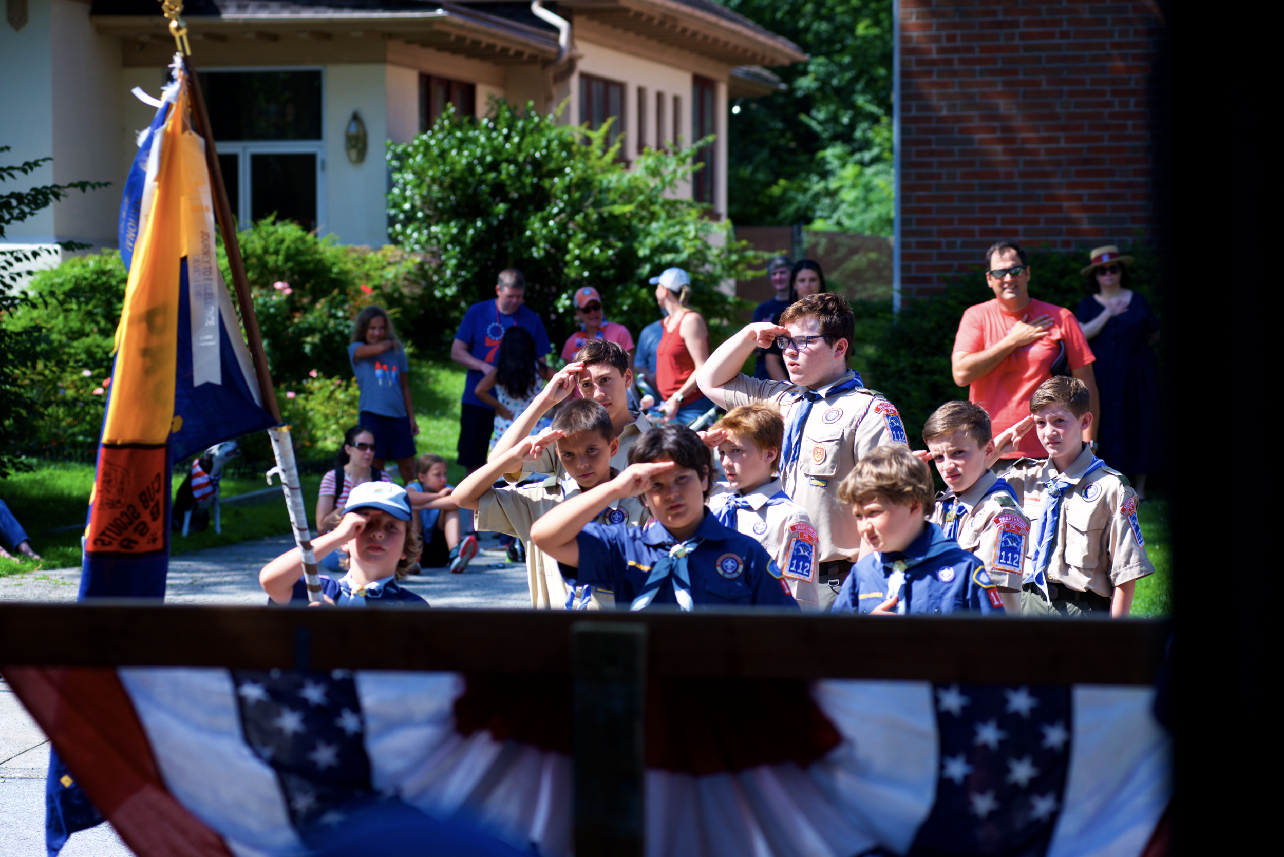  Independence Day Celebration in Swarthmore.  Photo by Andy Shelter.  