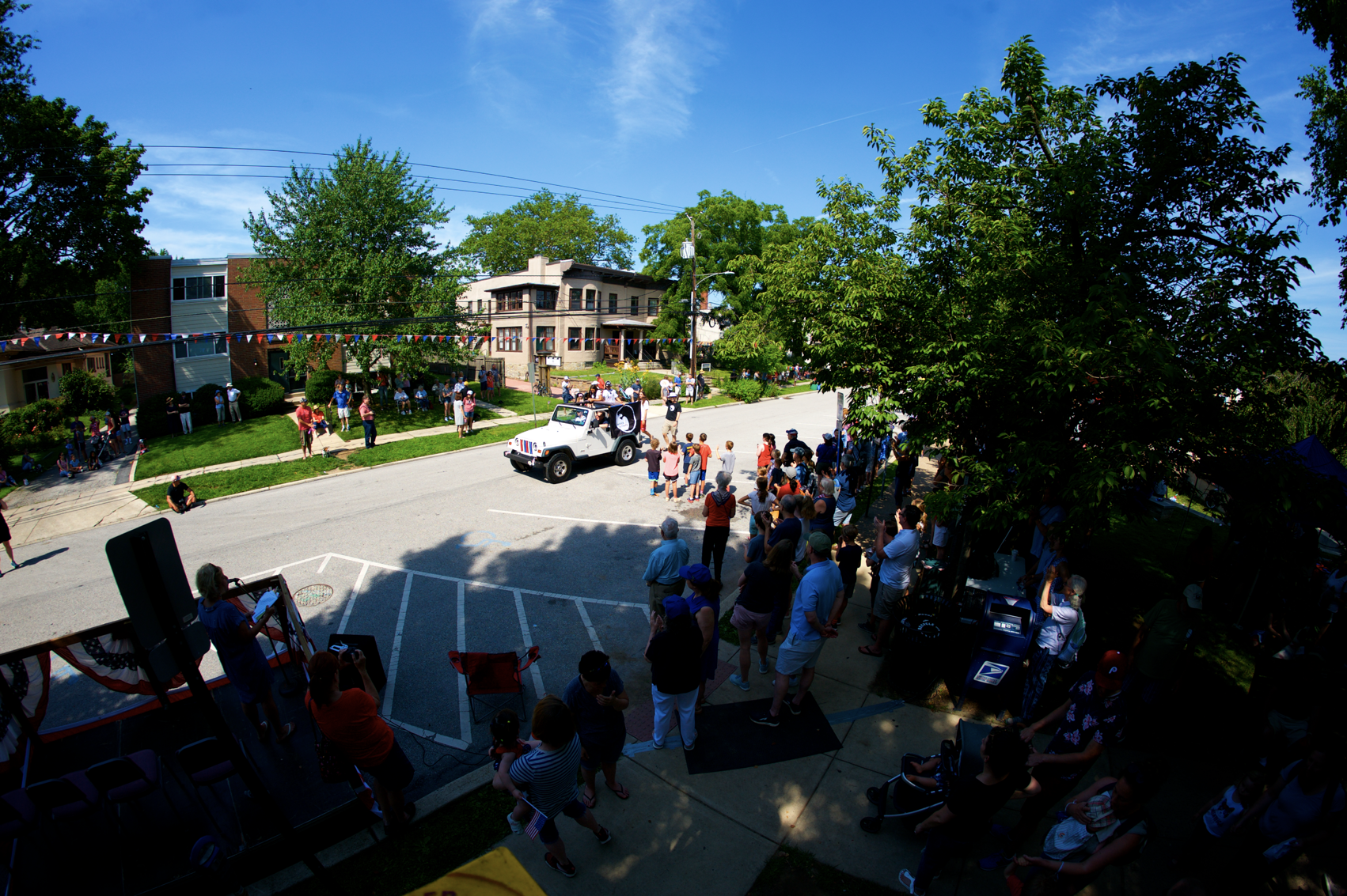  Independence Day Celebration in Swarthmore.  Photo by Andy Shelter.  