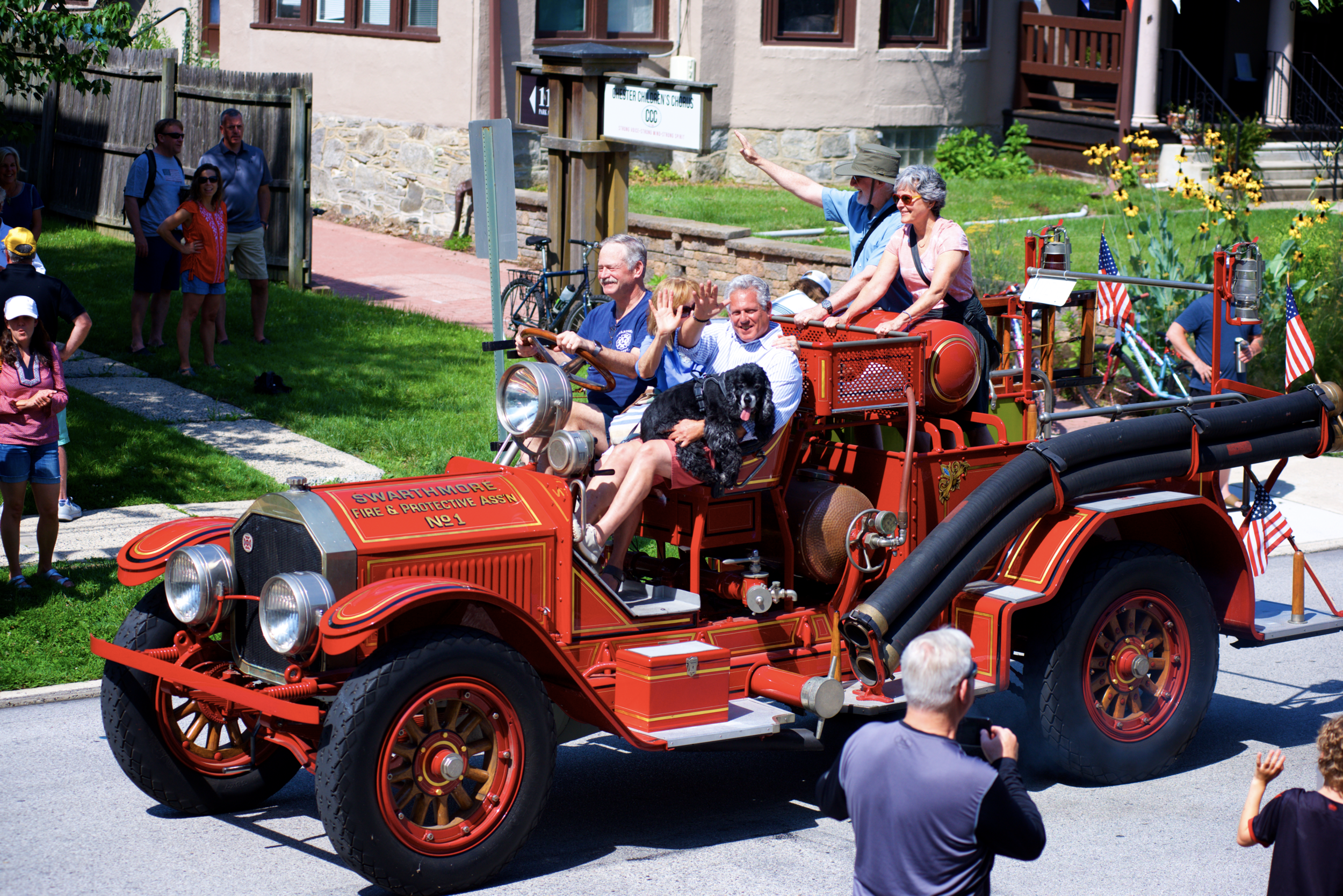  Independence Day Celebration in Swarthmore.  Photo by Andy Shelter.  