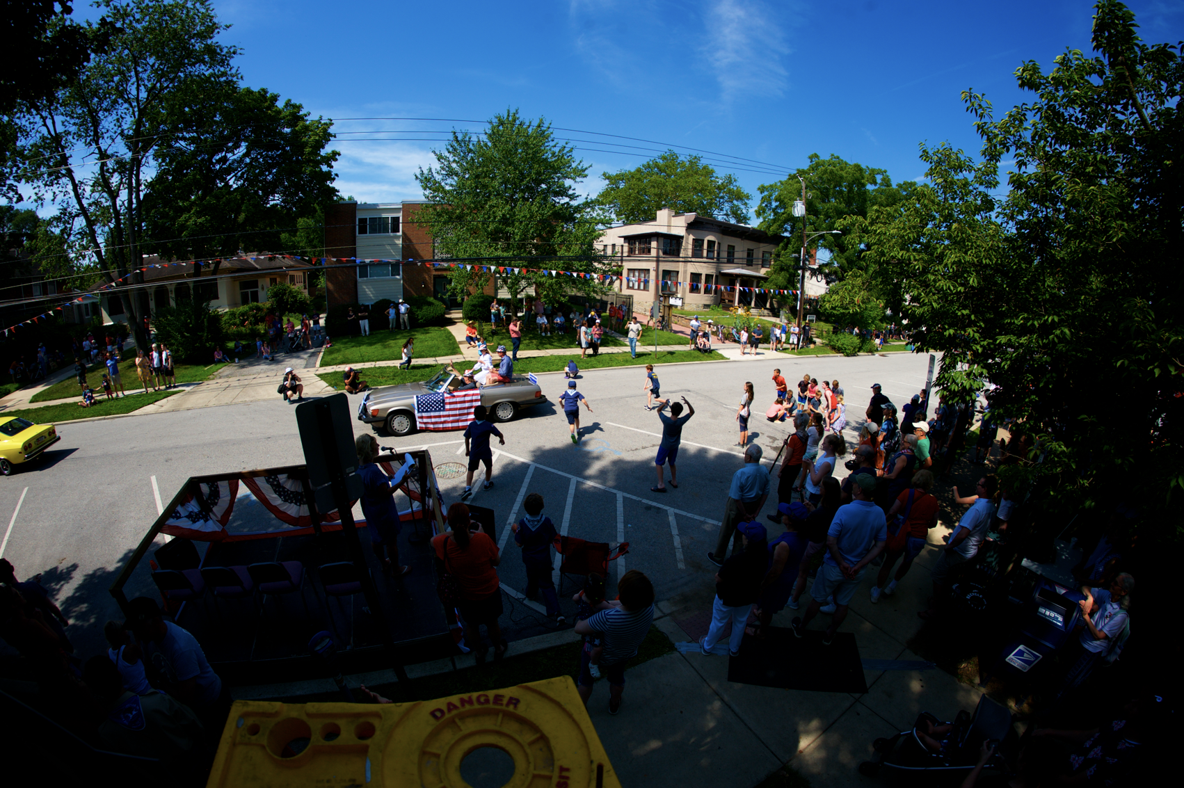  Independence Day Celebration in Swarthmore.  Photo by Andy Shelter.  