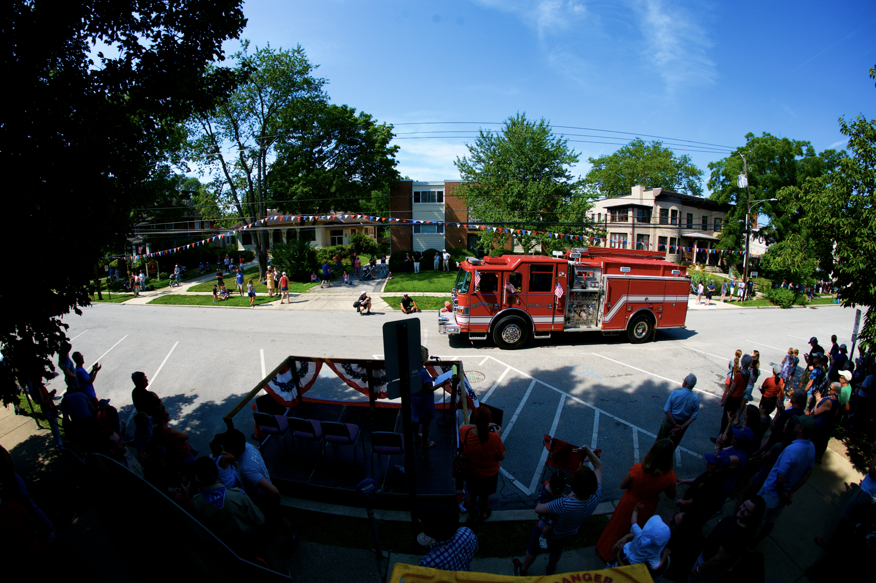  Independence Day Celebration in Swarthmore.  Photo by Andy Shelter.  