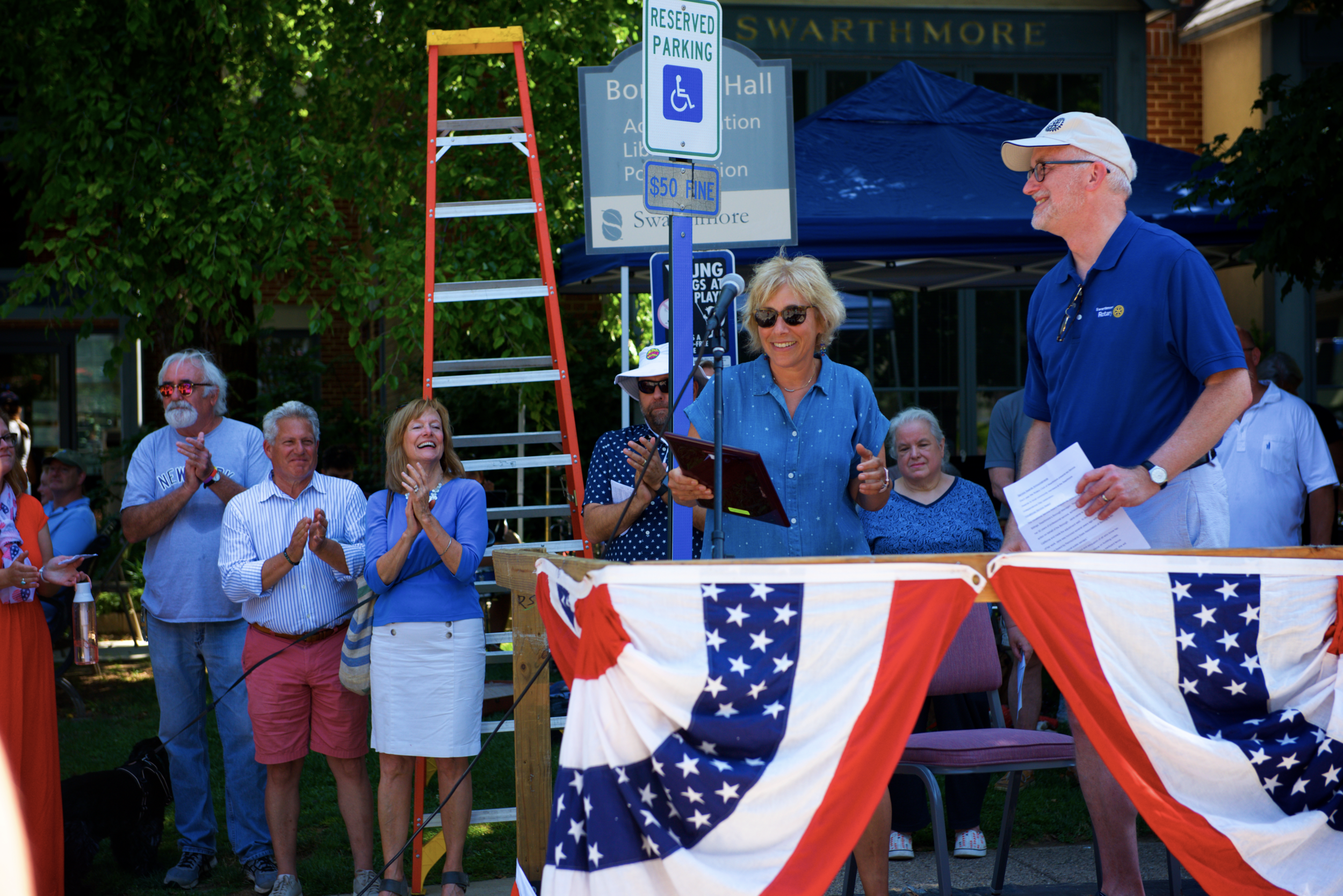  Independence Day Celebration in Swarthmore.  Photo by Andy Shelter.  