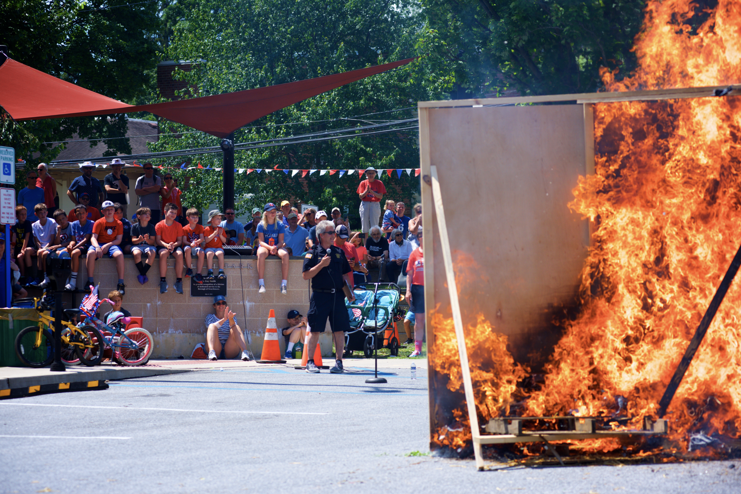  Independence Day Celebration in Swarthmore.  Photo by Andy Shelter.  