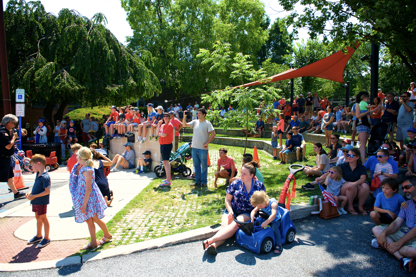  Independence Day Celebration in Swarthmore.  Photo by Andy Shelter.  