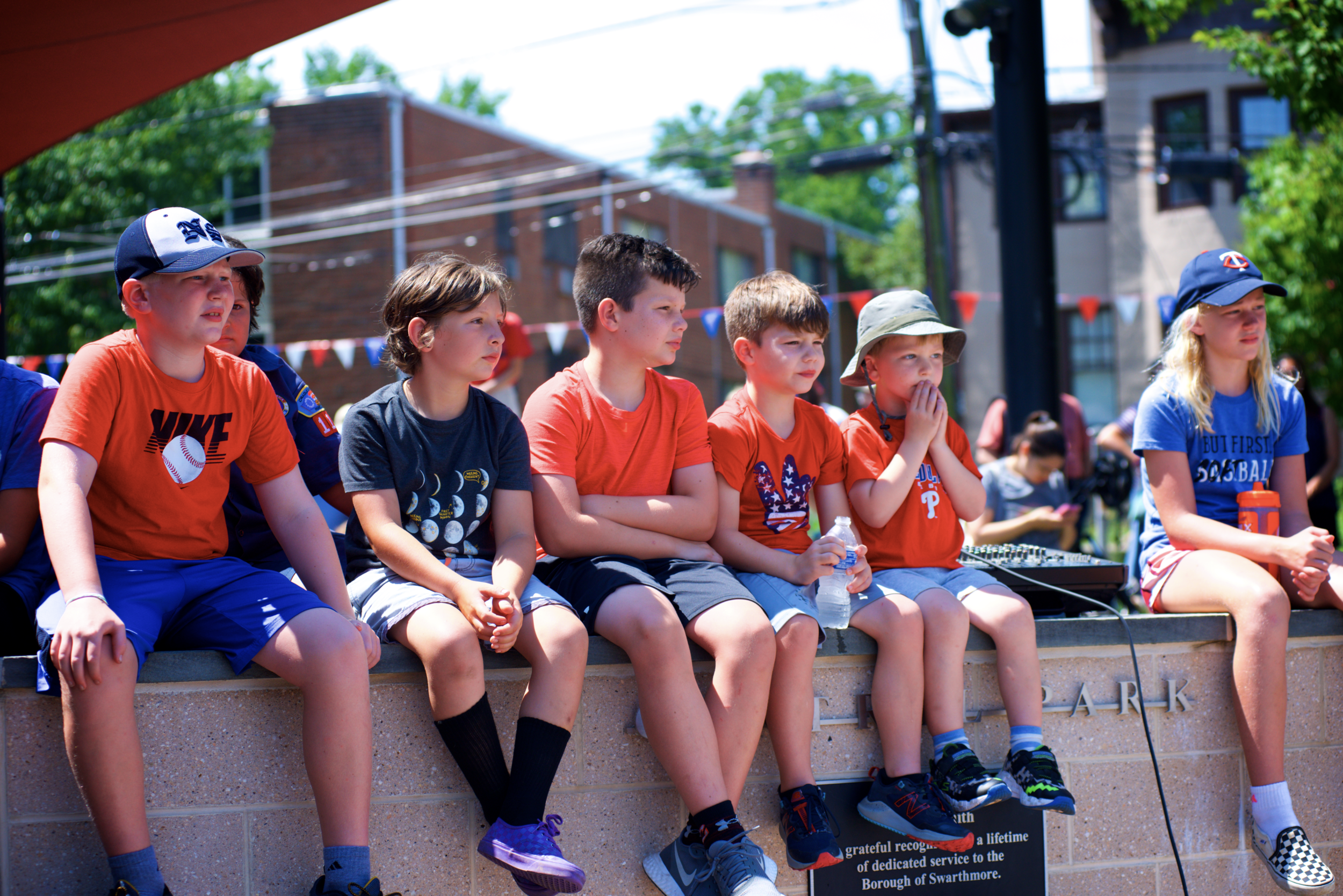  Independence Day Celebration in Swarthmore.  Photo by Andy Shelter.  